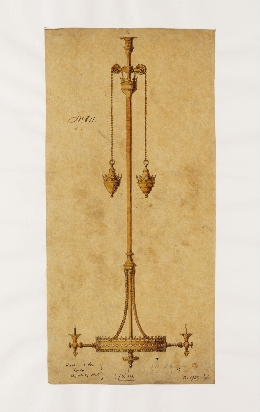 Drawing, seddon, 19/04/1858