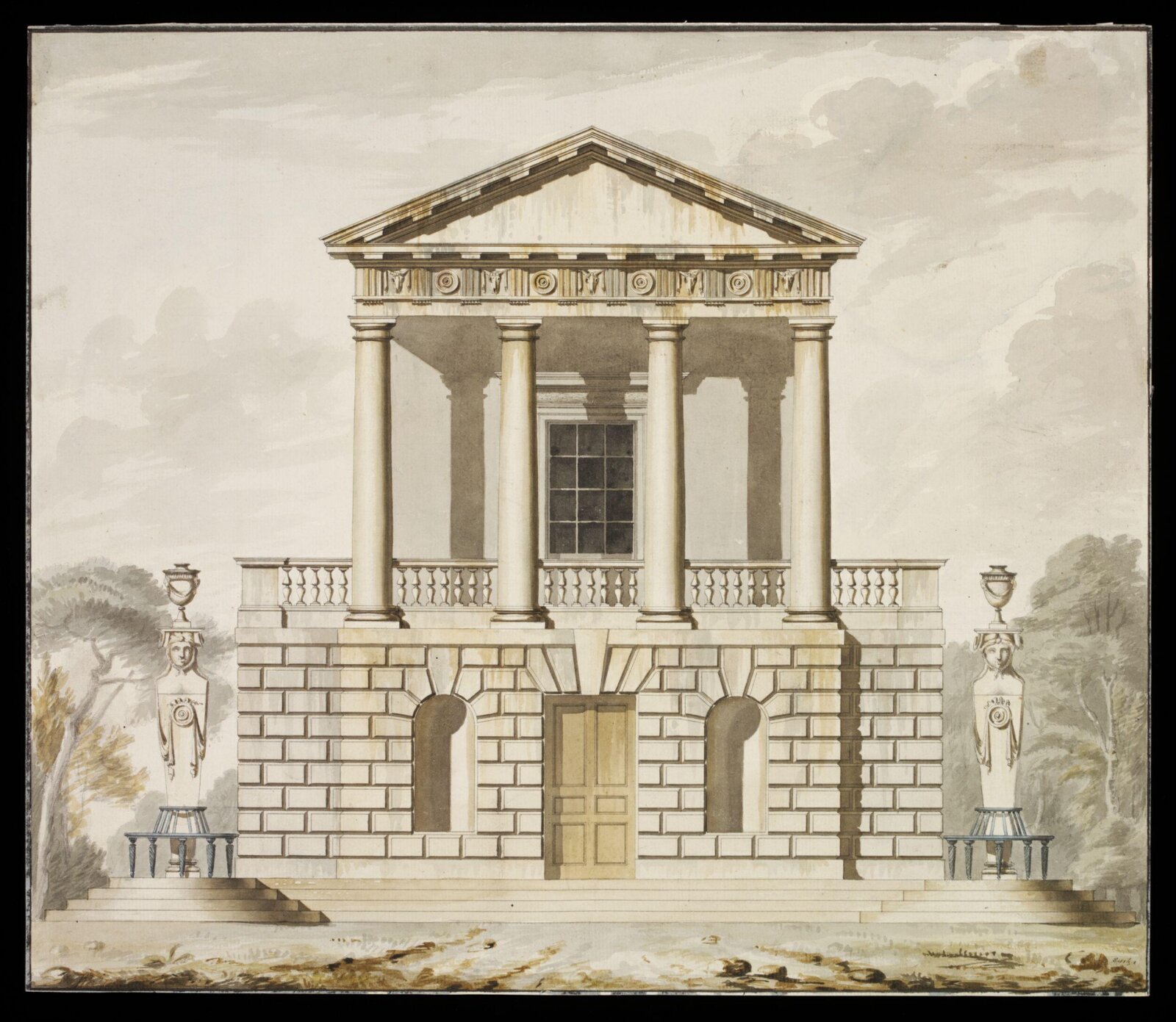Drawing, William Chambers, 1759