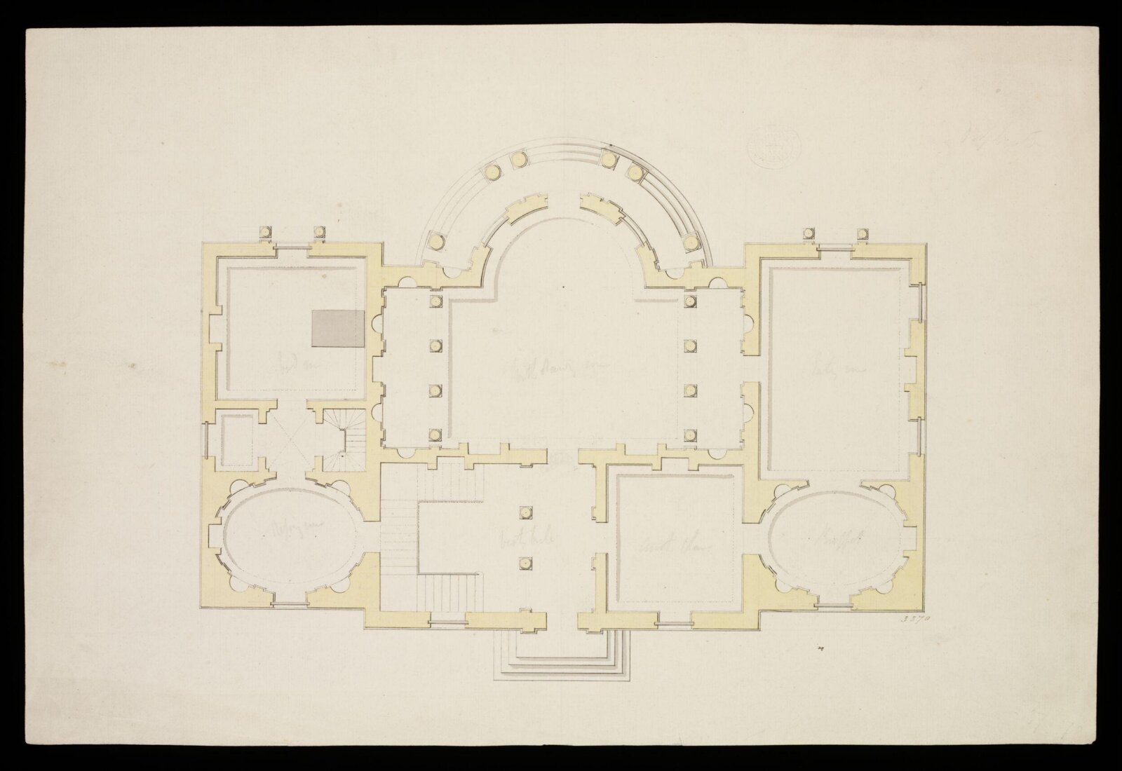 Drawing, William Chambers, late 1760s