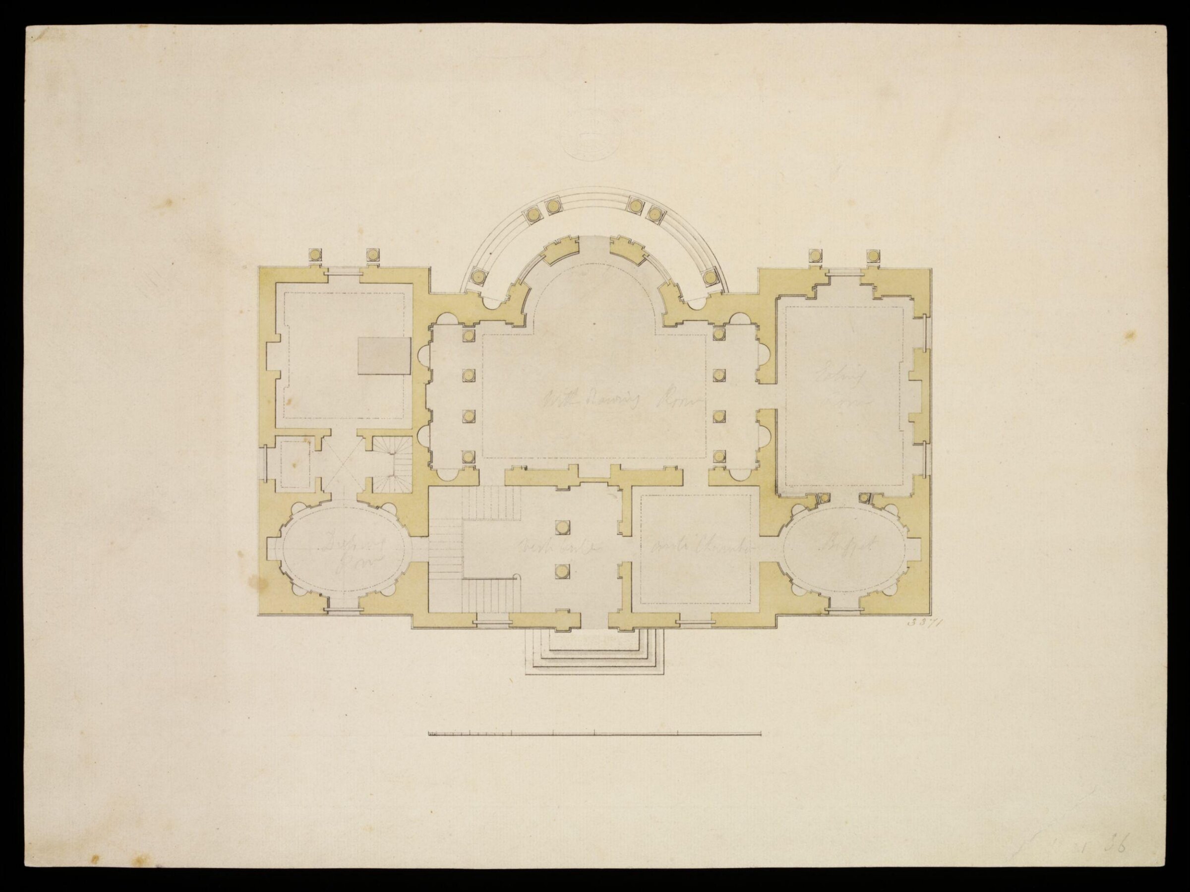Drawing, William Chambers, late 1760s