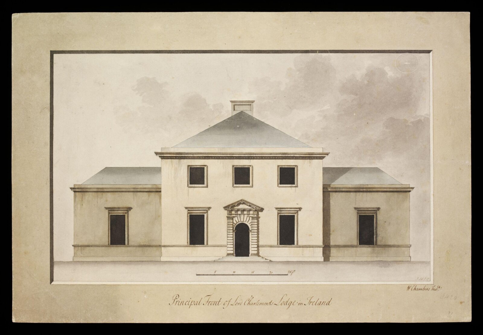 Drawing, William Chambers, late 1760s