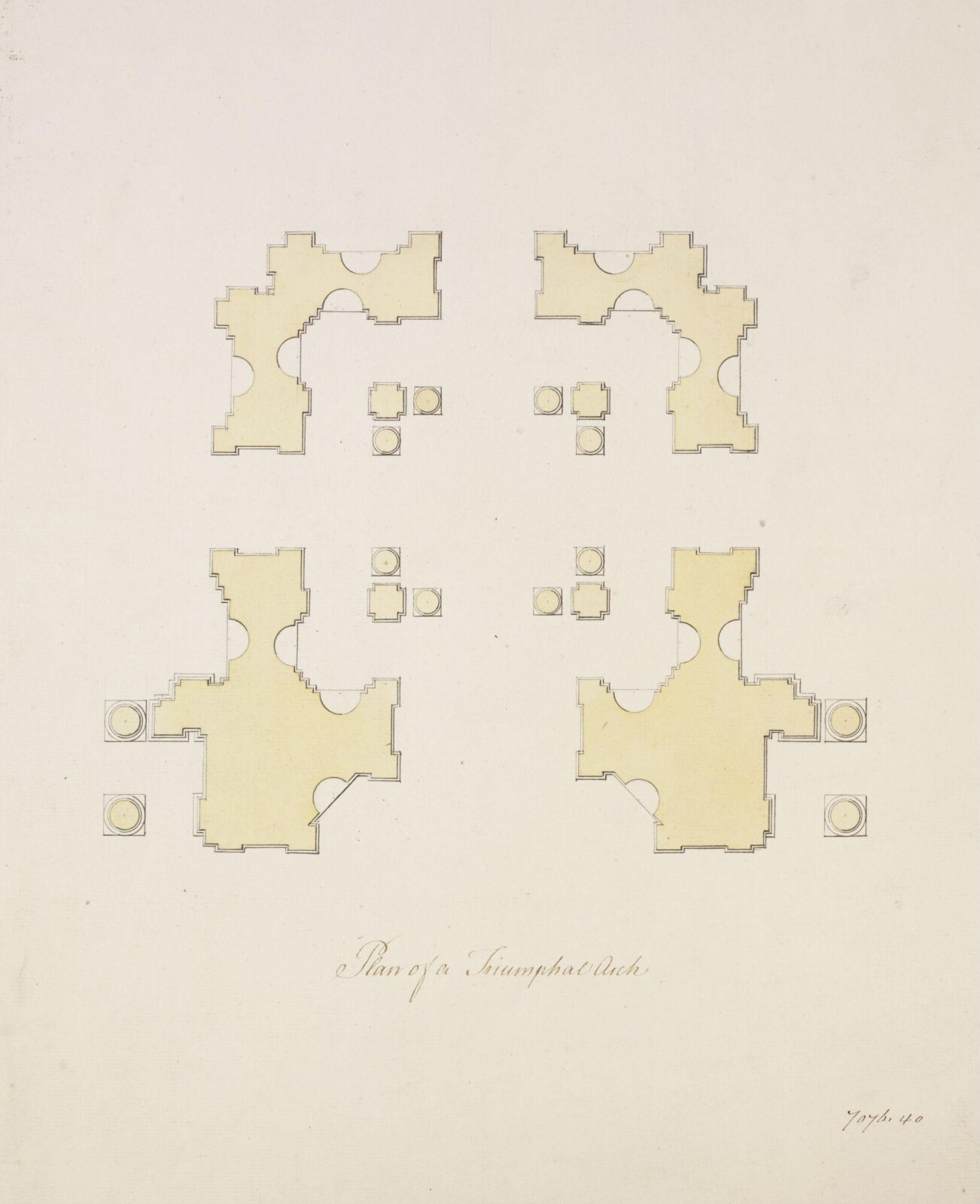 Drawing, William Chambers, 18th century