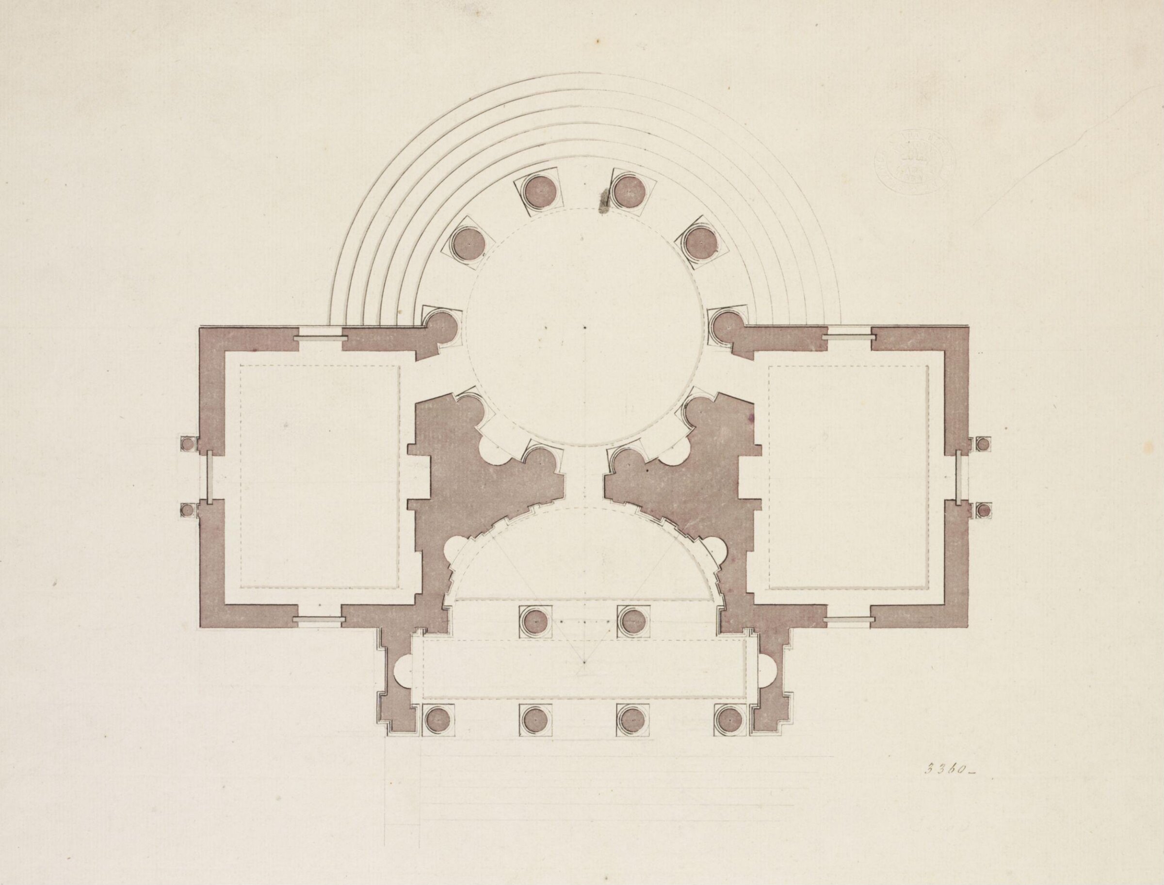Drawing, William Chambers, 18th century