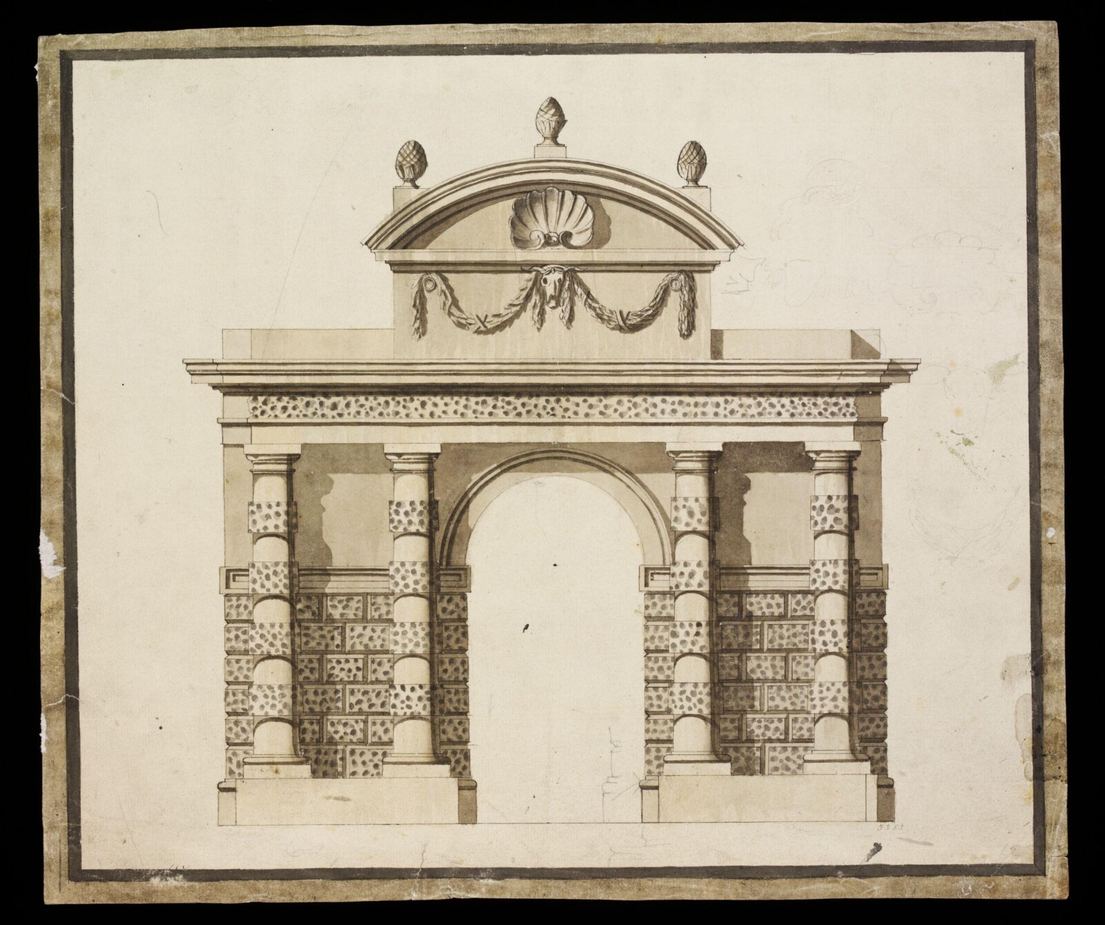 Drawing, William Chambers, ca. 1764