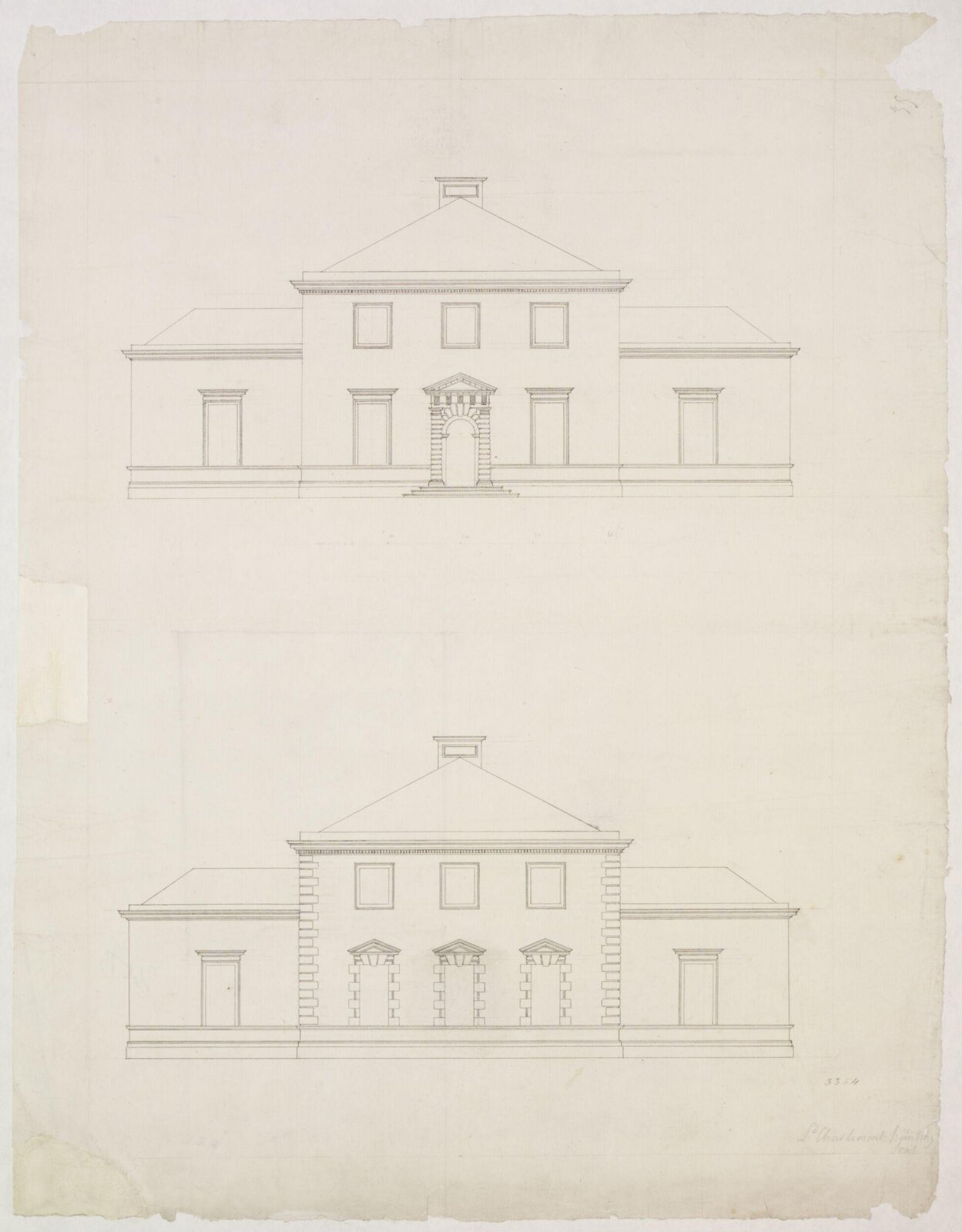 Drawing, William Chambers, late 1760s