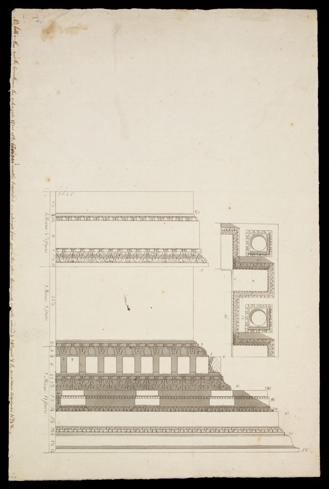 Drawing, william chambers, 18th century