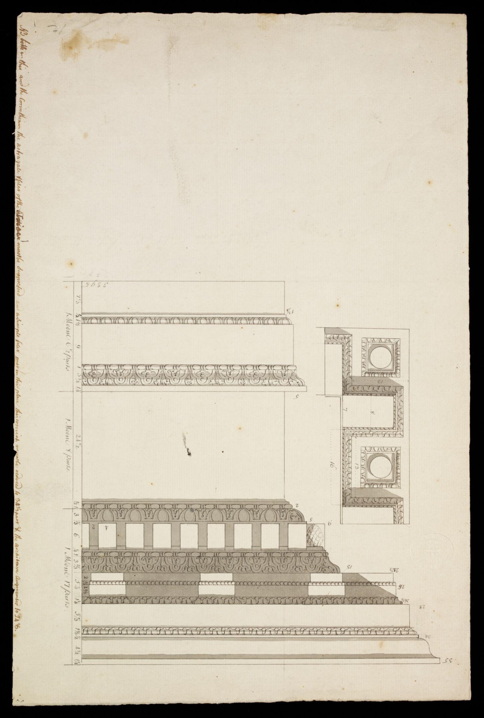 Drawing, william chambers, 18th century