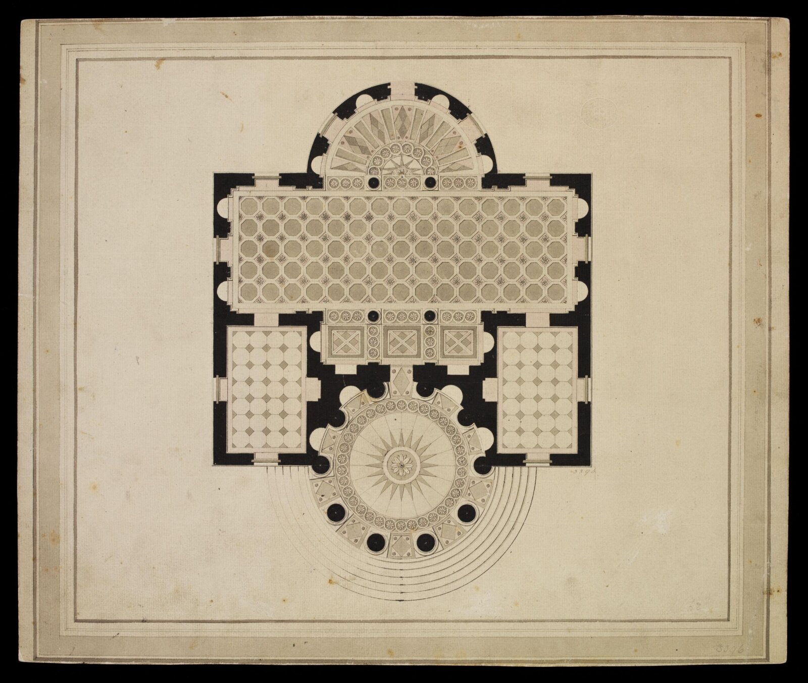 Drawing, William Chambers, 18th century
