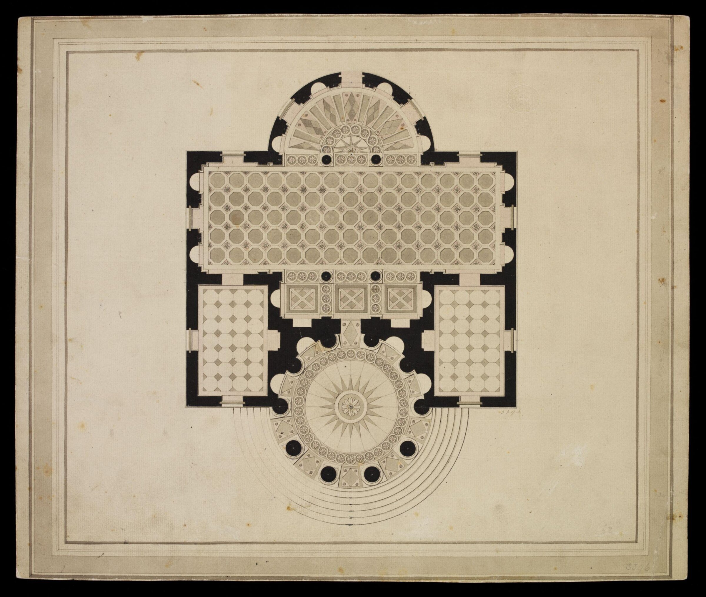 Drawing, William Chambers, 18th century