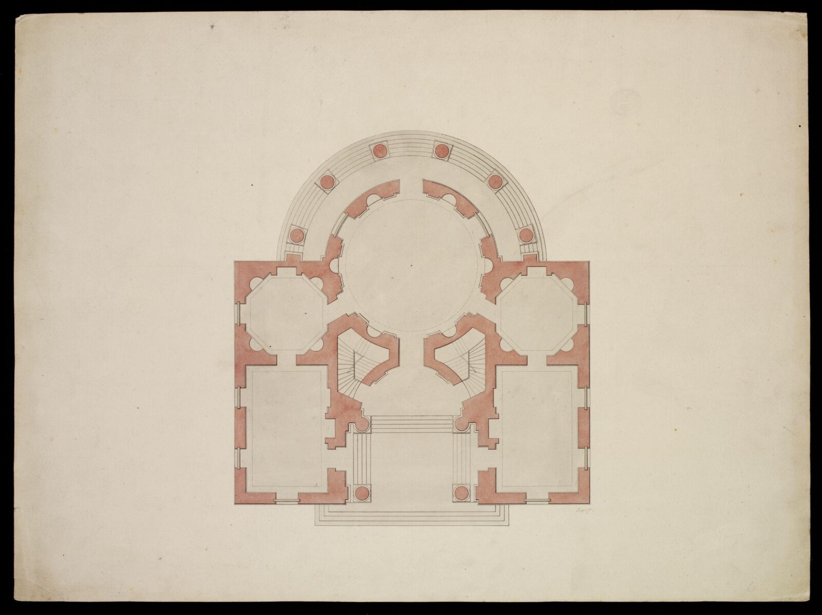 Drawing, William Chambers, 18th century