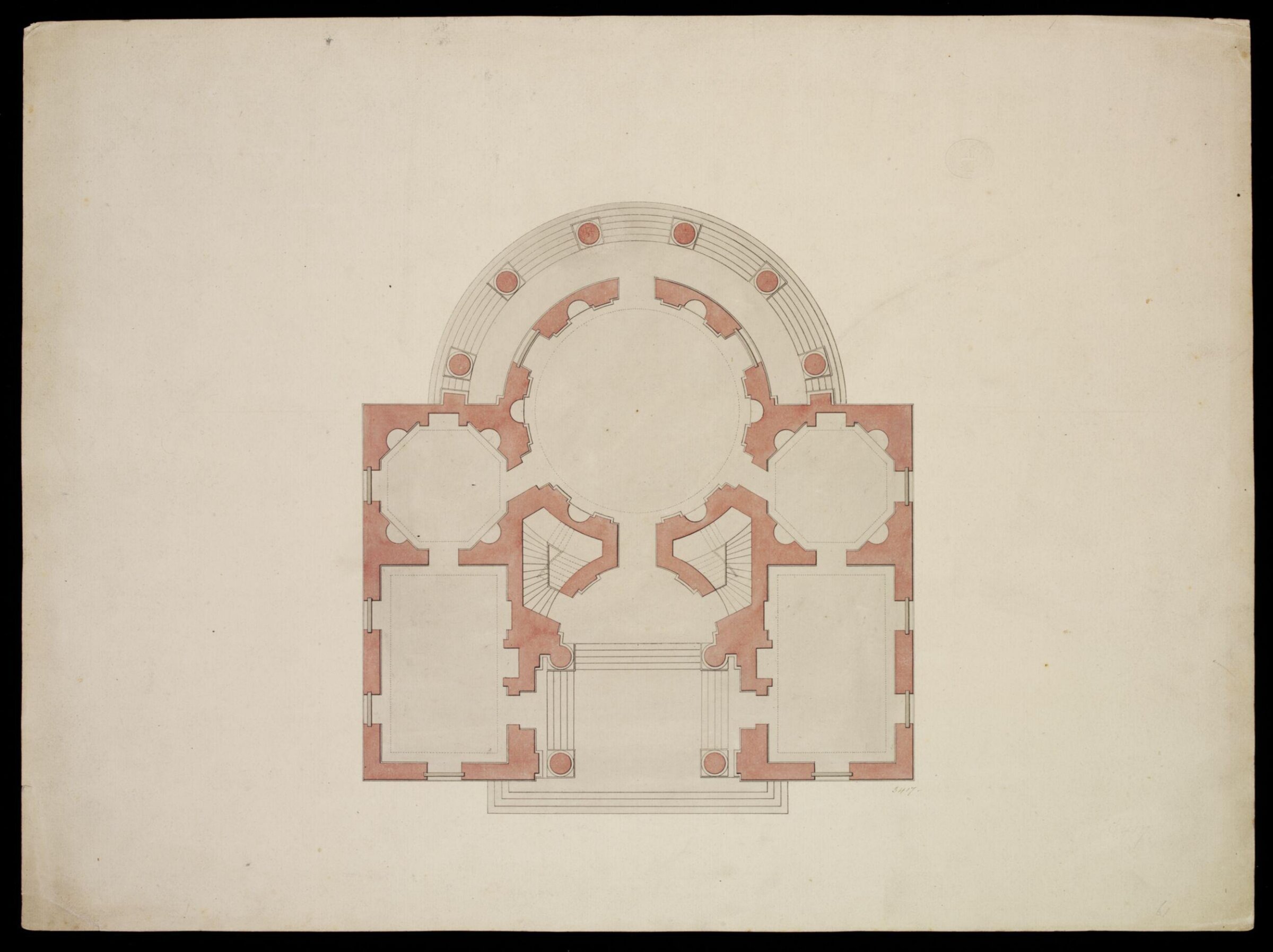 Drawing, William Chambers, 18th century