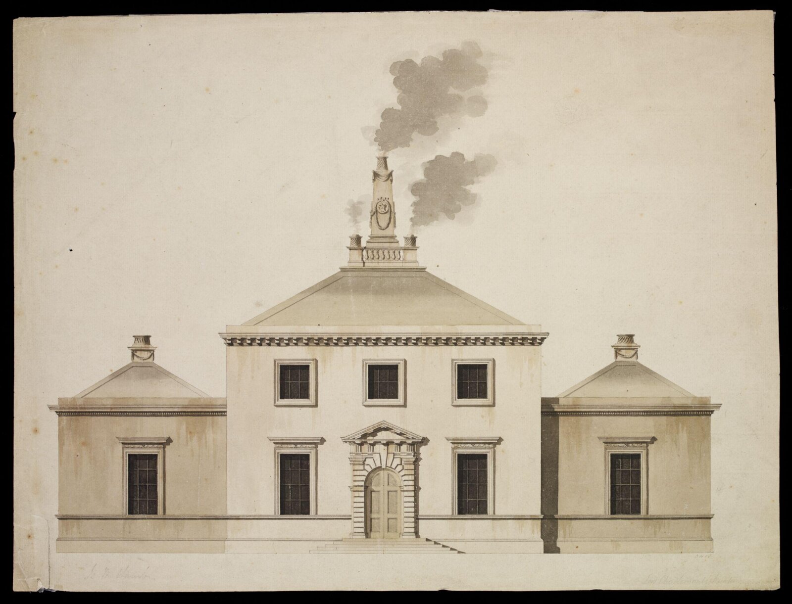 Drawing, William Chambers, late 1760s