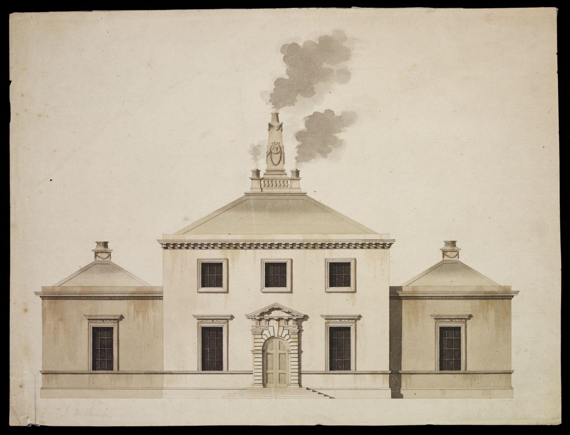 Drawing, William Chambers, late 1760s