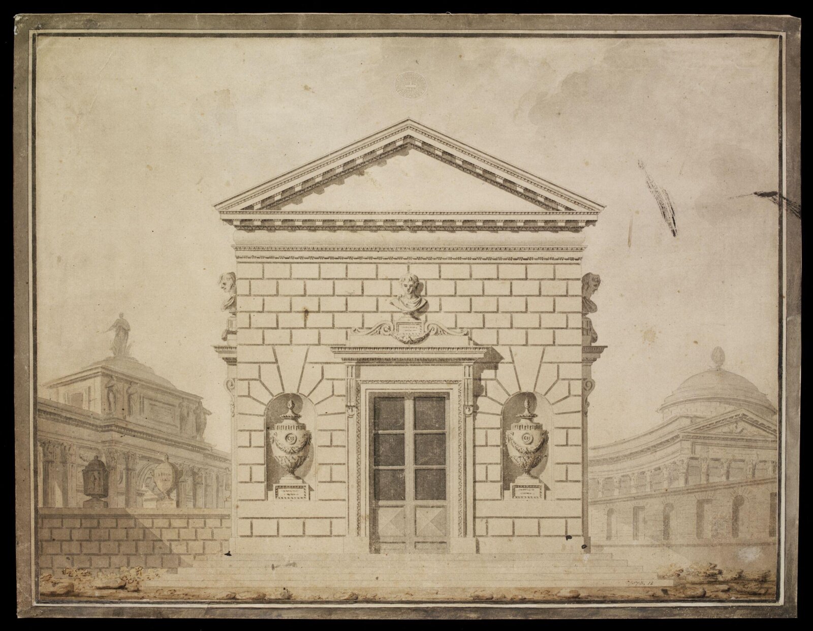 Drawing, William Chambers, 18th century