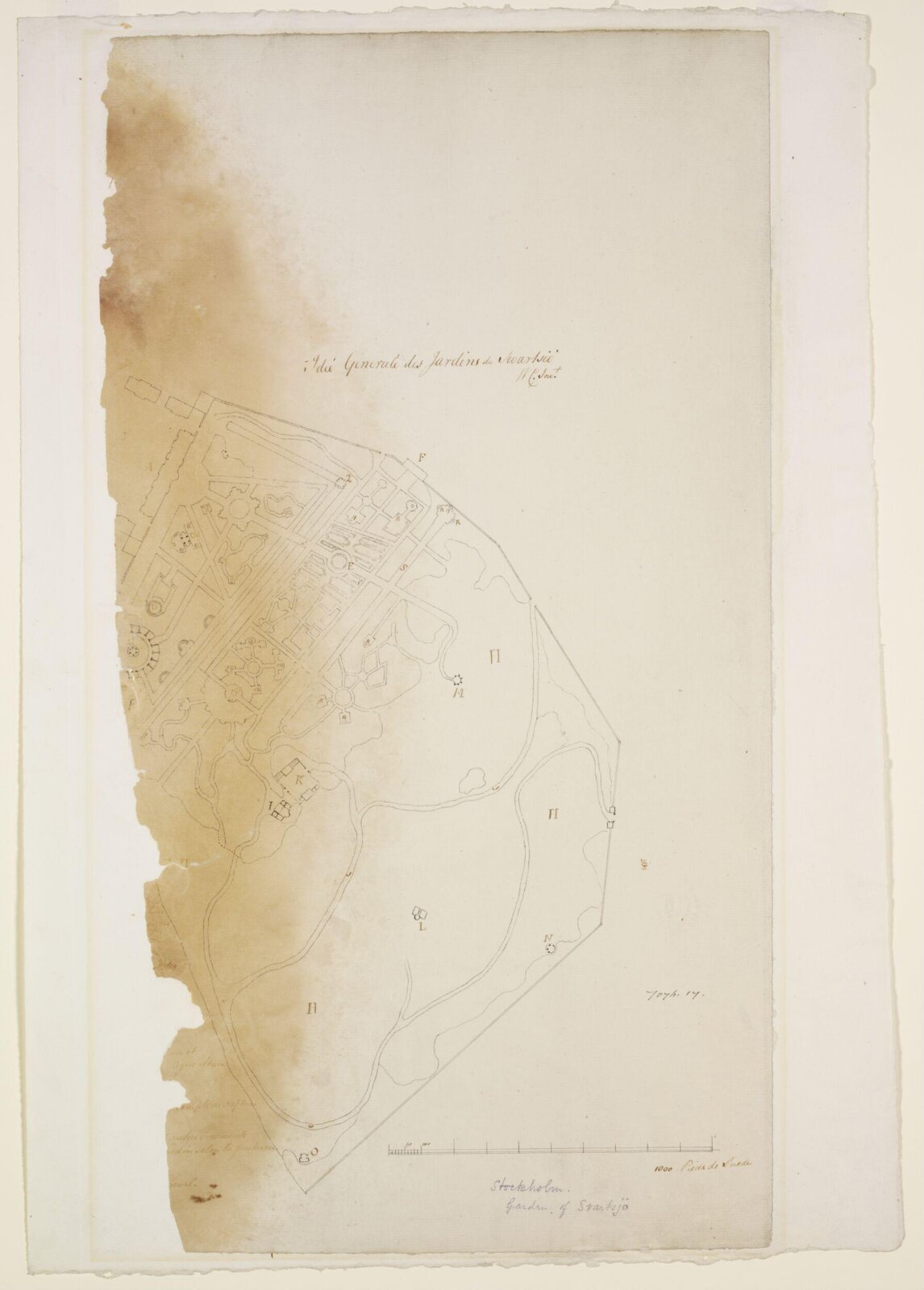 Drawing, William Chambers, 18th century