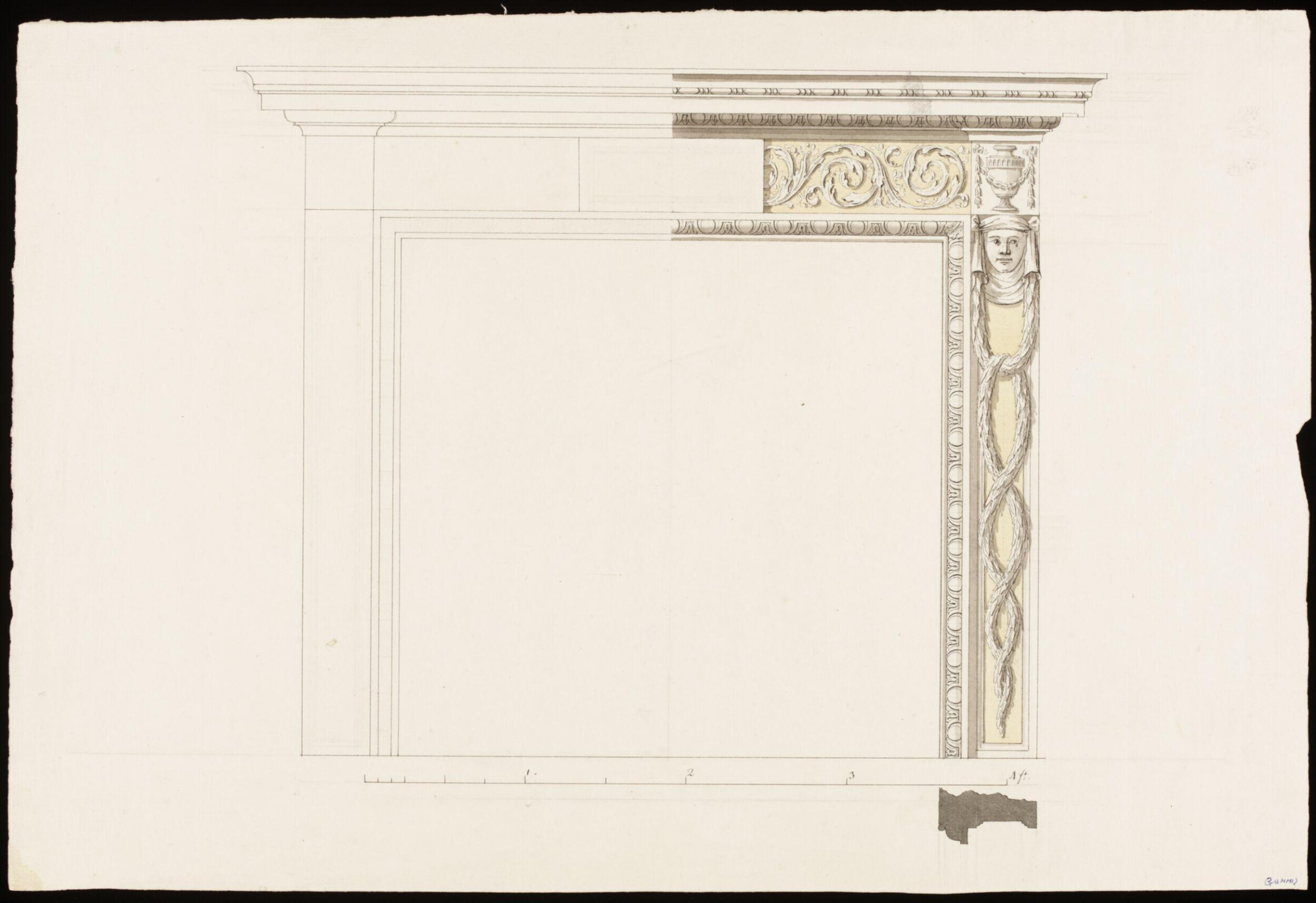 Drawing, William Chambers, 1760s