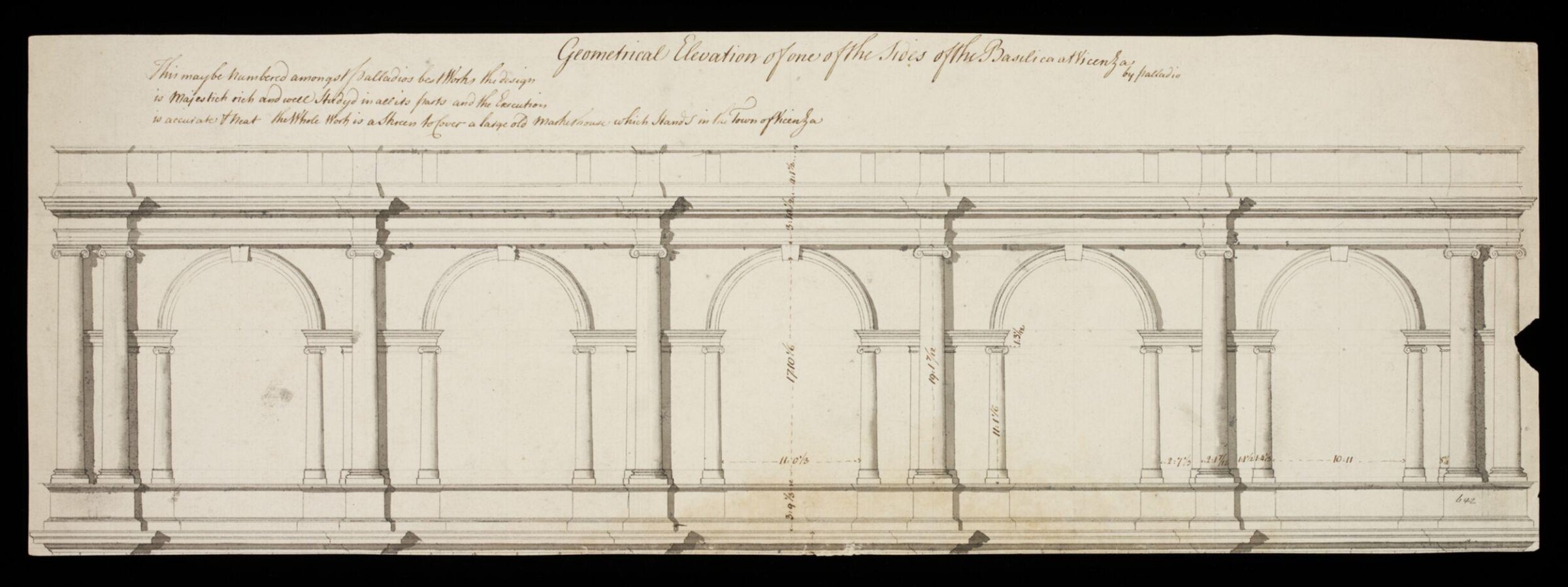 Drawing, william chambers, 18th century
