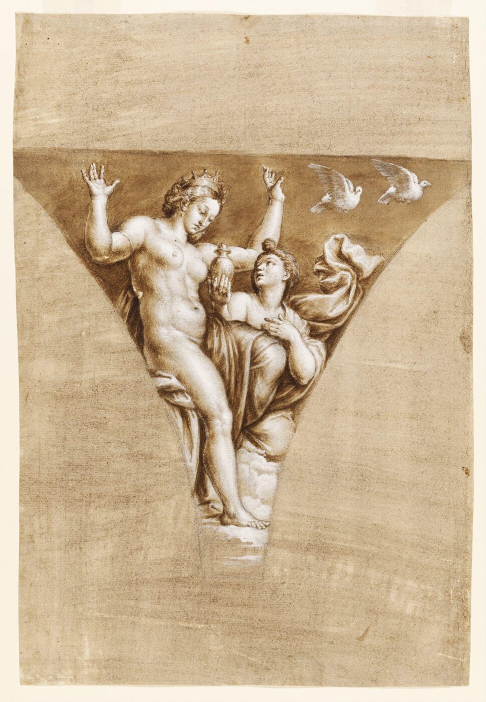 Unknown, Psyche Presenting the Vase to Venus (after Raphael)