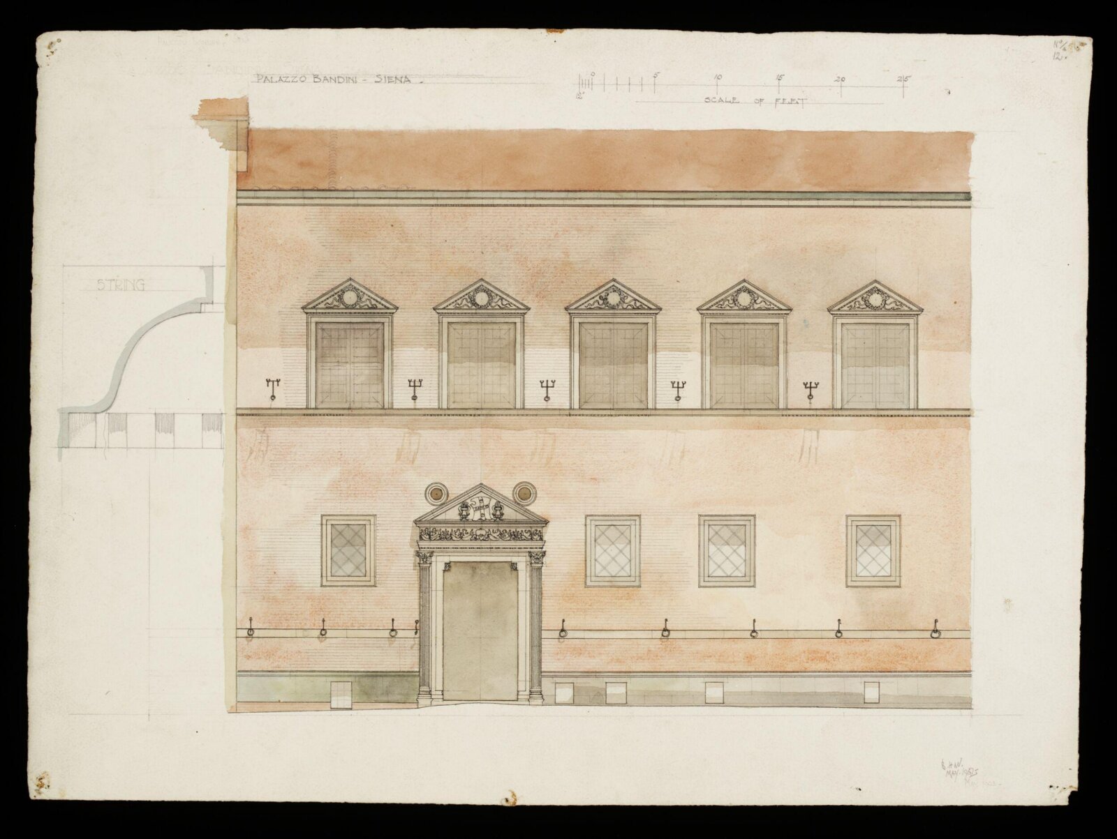 Drawing, Bernard H. Esq. Webb, May 1902