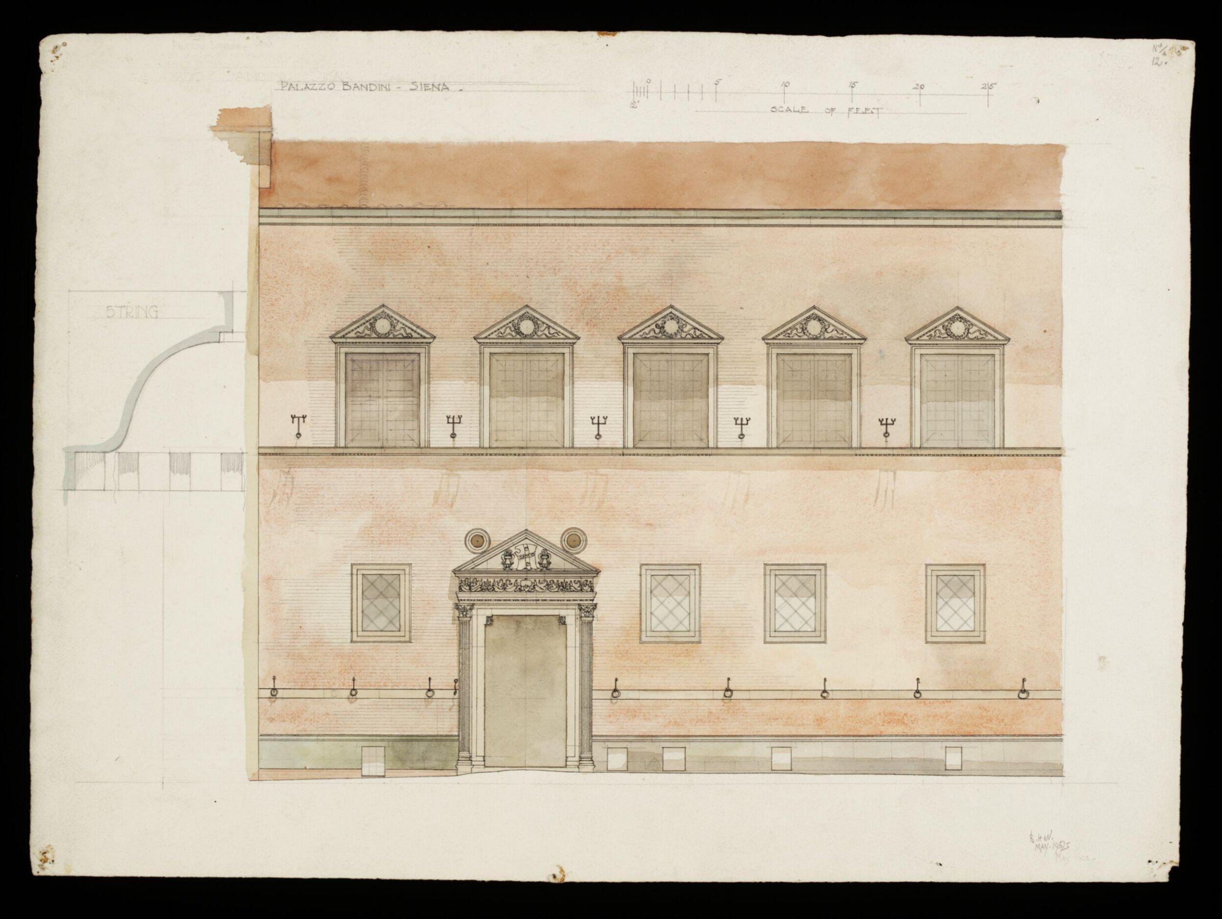 Drawing, Bernard H. Esq. Webb, May 1902