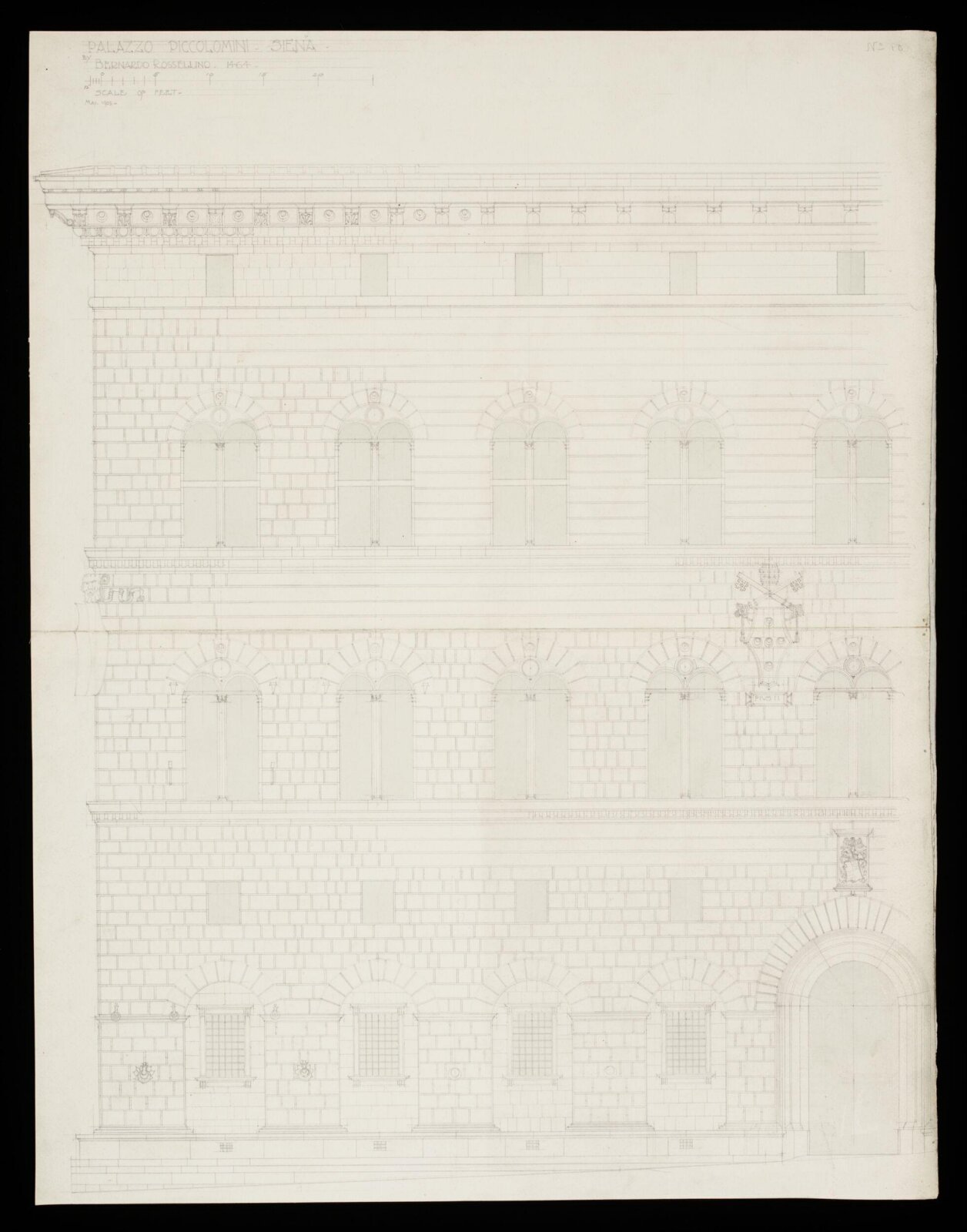 Drawing, Bernard H. Esq. Webb, May 1903