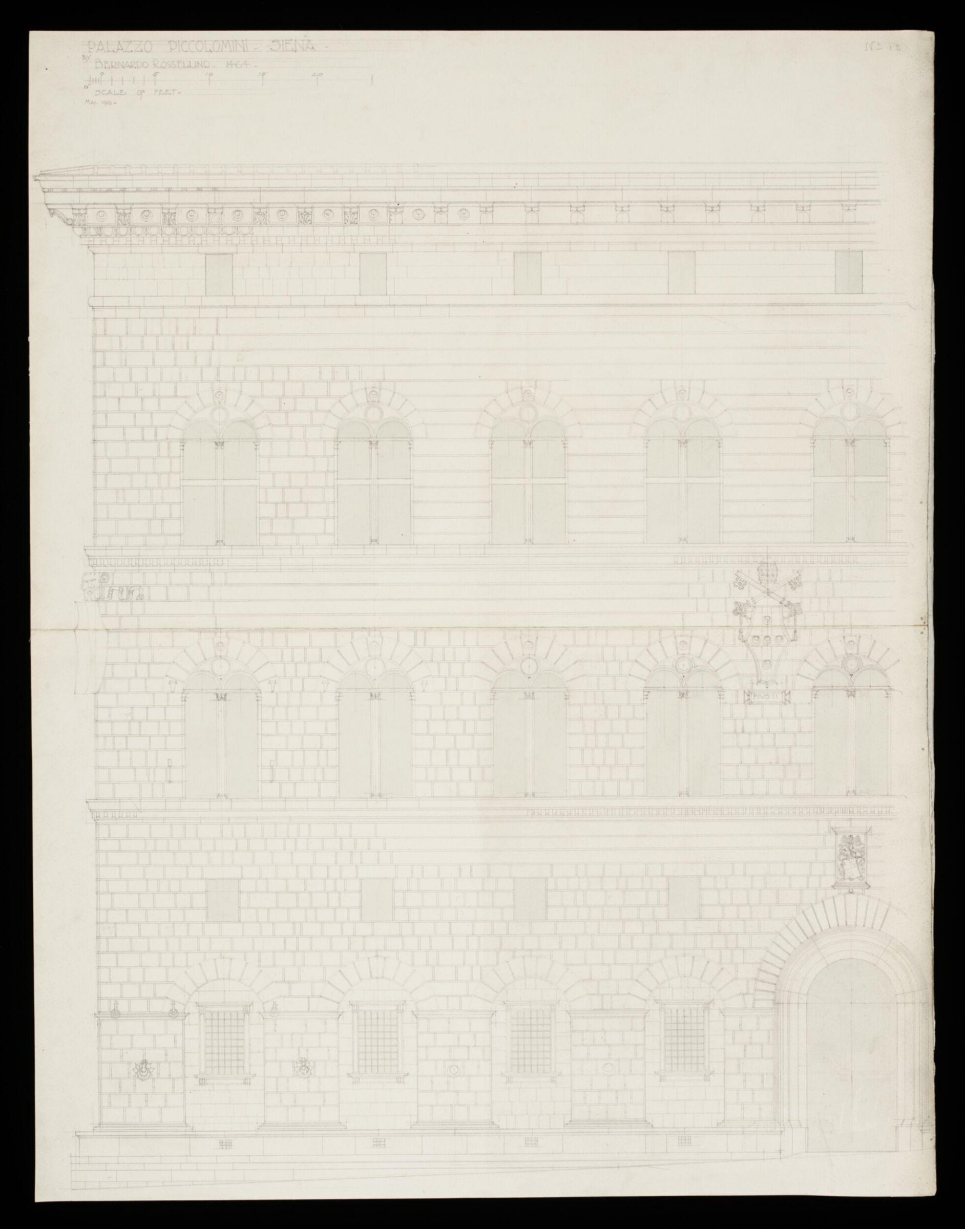 Drawing, Bernard H. Esq. Webb, May 1903