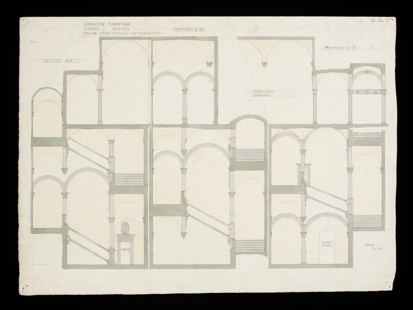 Drawing, Bernard H. Esq. Webb, August 1902