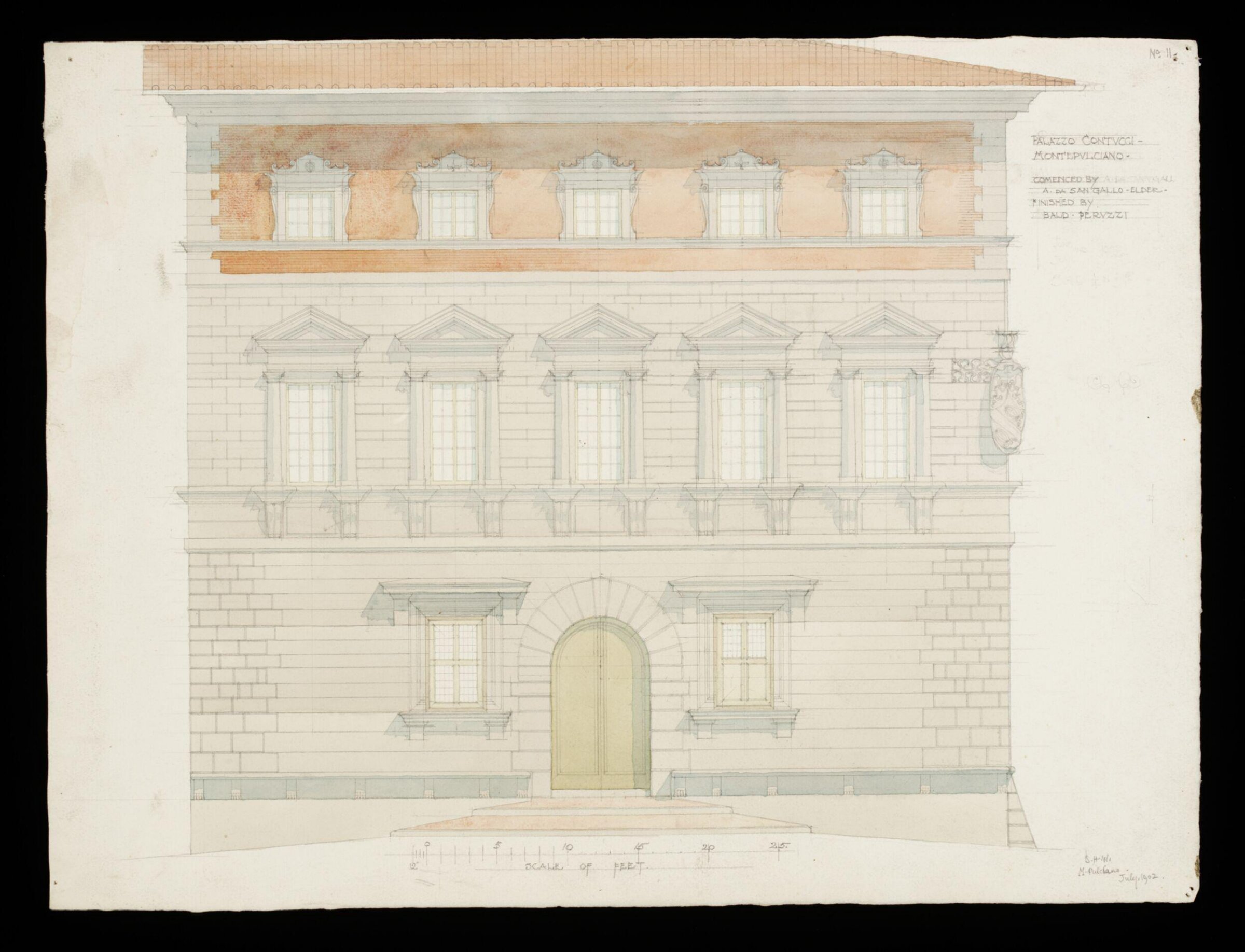 Drawing, Bernard H. Esq. Webb, July 1902