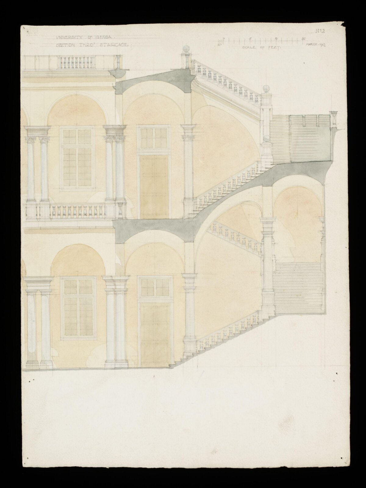 Drawing, Bernard H. Esq. Webb, March 1902
