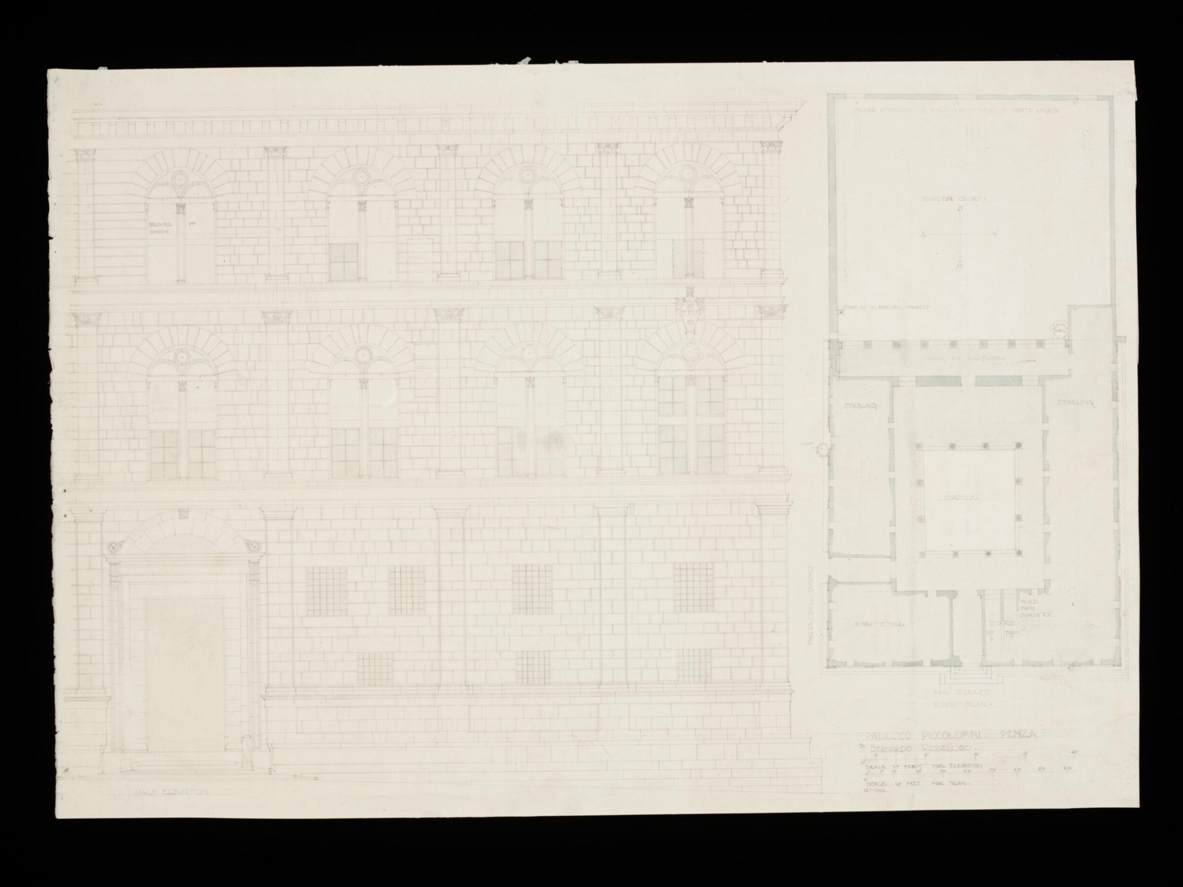 Drawing, Bernard H. Esq. Webb, October 1903