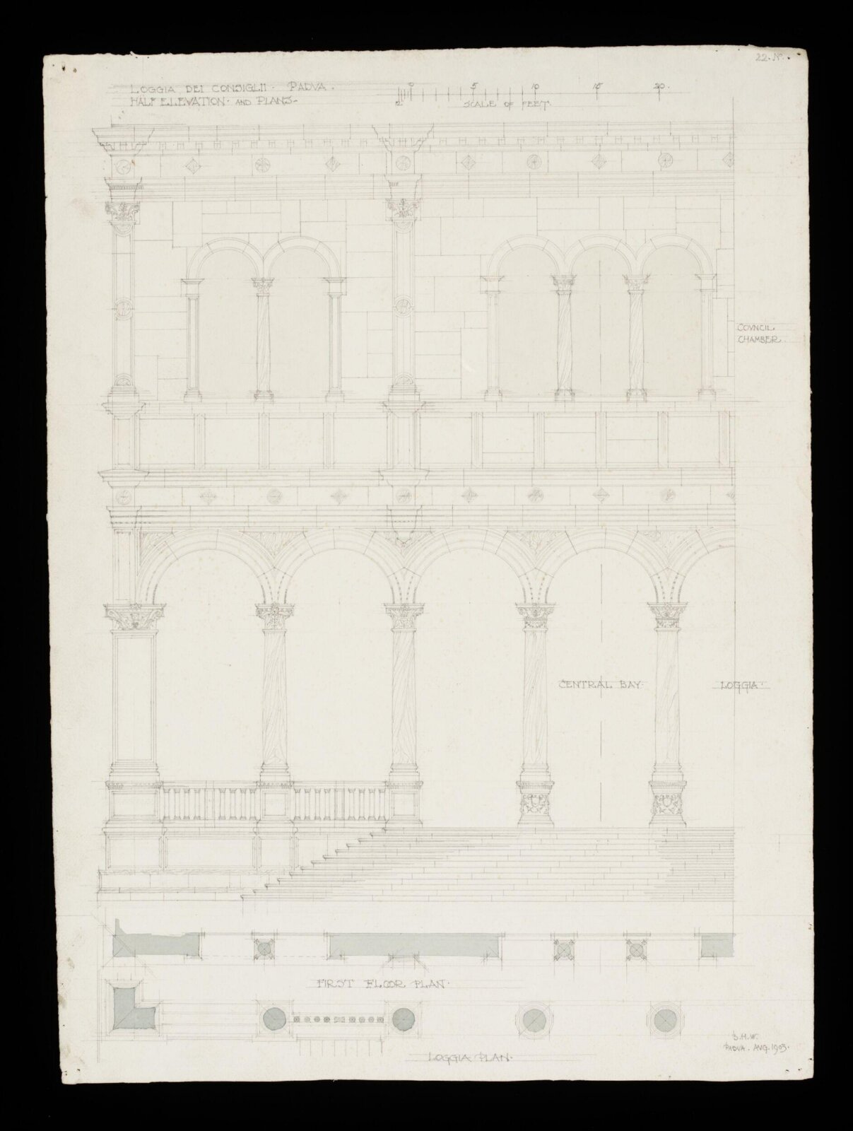 Drawing, Bernard H. Esq. Webb, August 1903