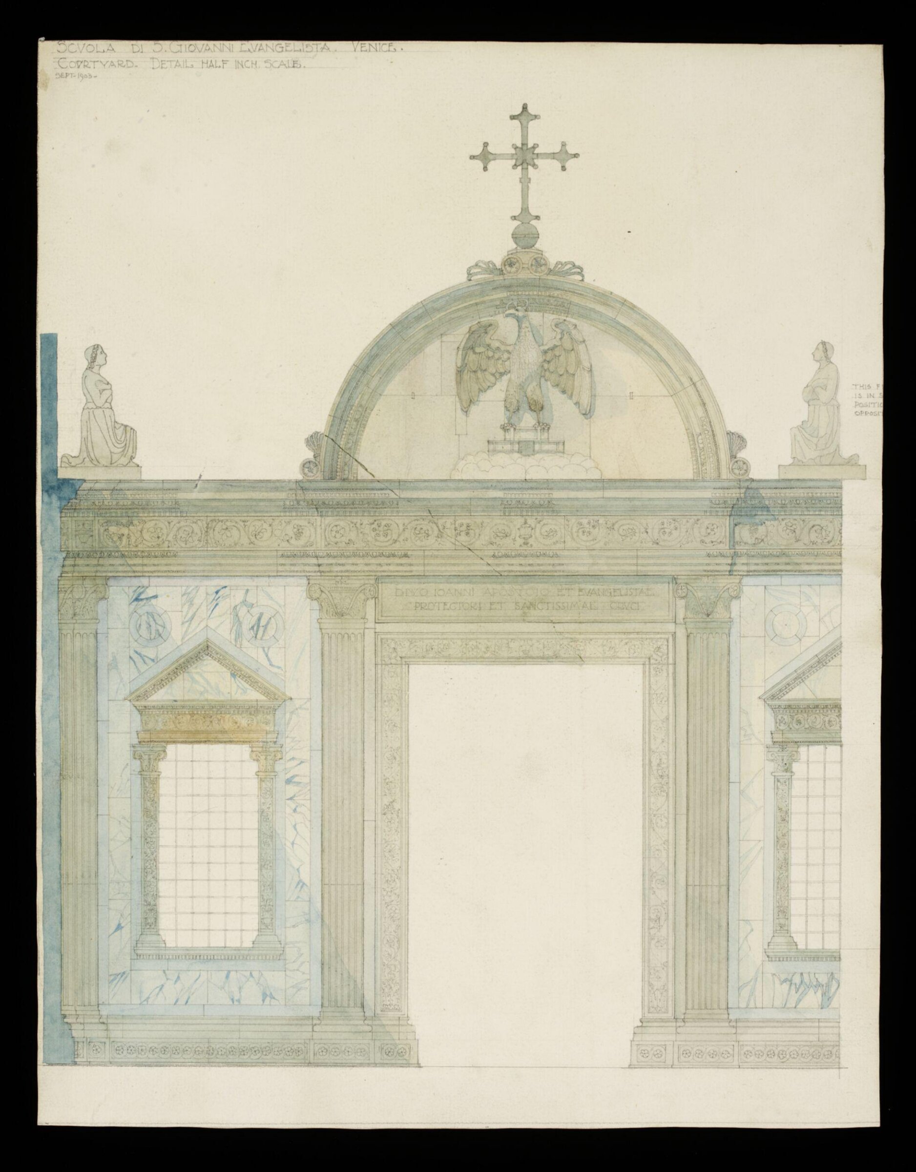 Drawing, Bernard H. Esq. Webb, September 1903