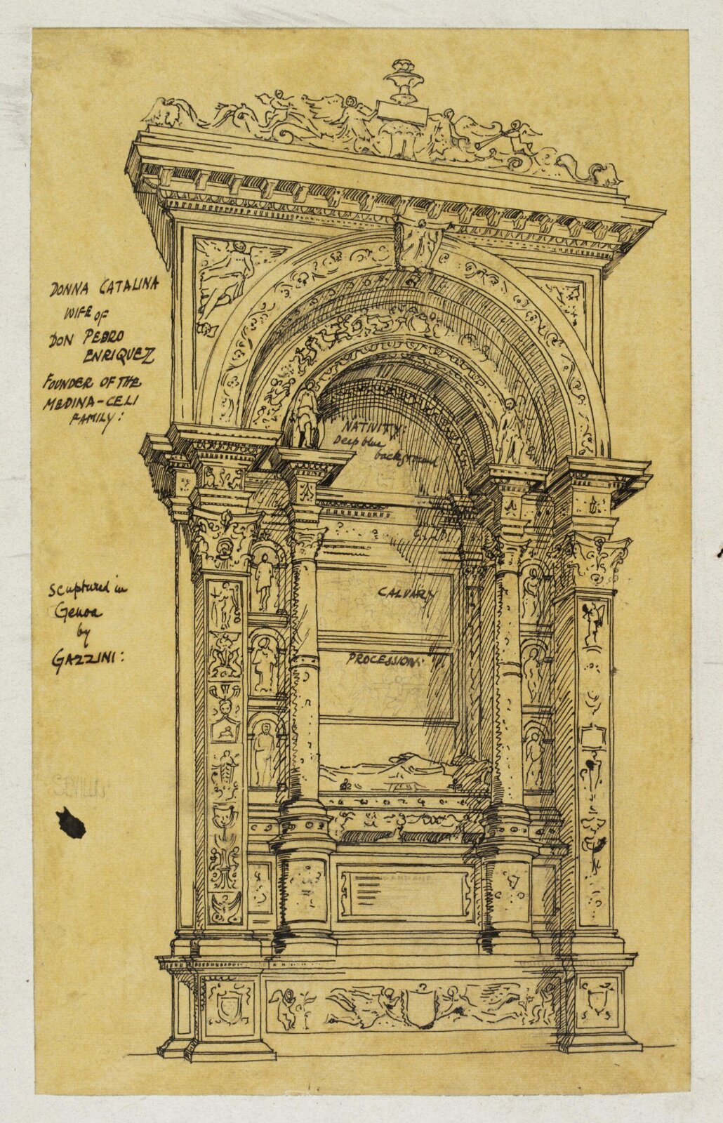 Drawing, Bernard H. Esq. Webb, 1873-1919
