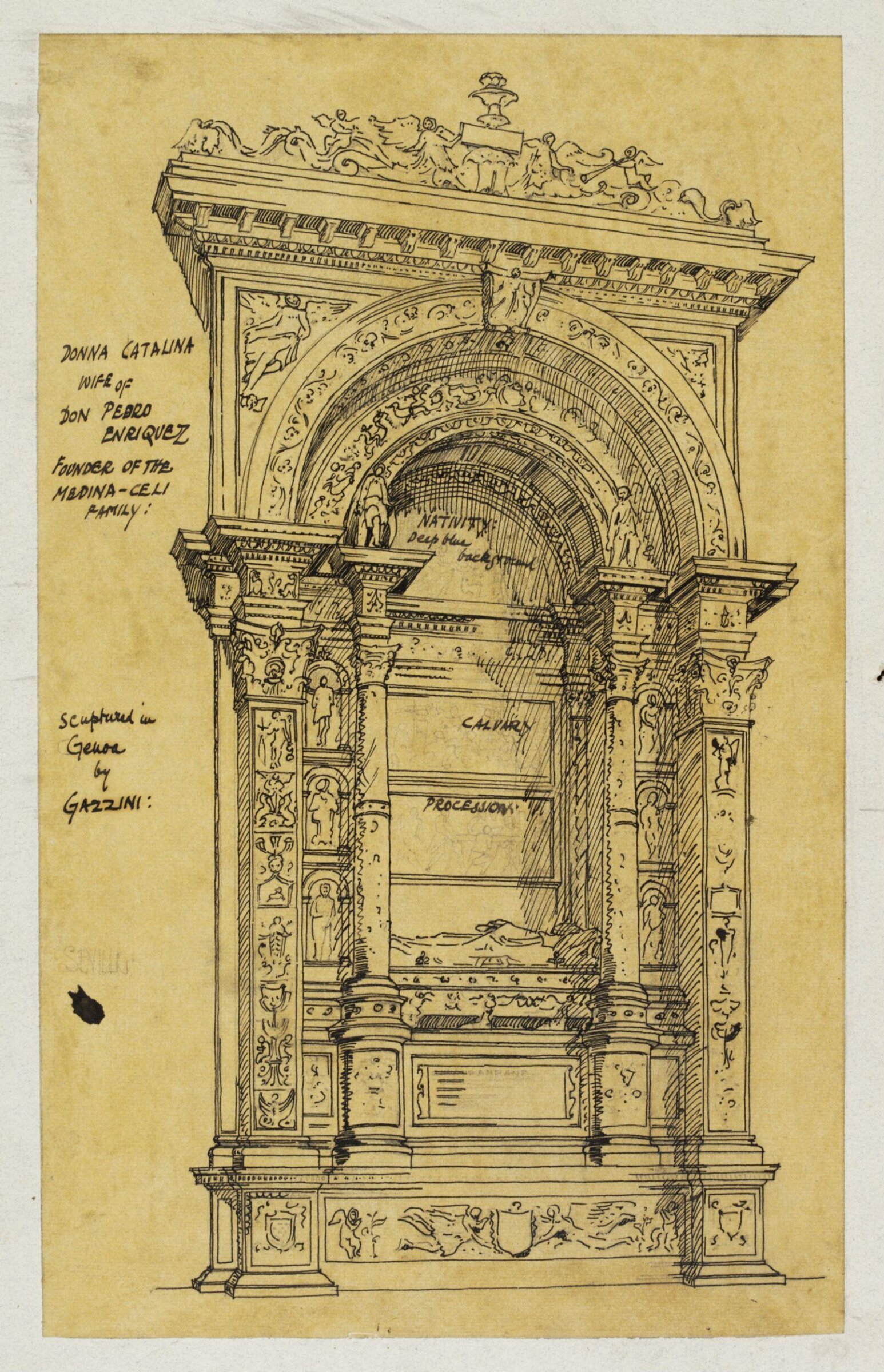 Drawing, Bernard H. Esq. Webb, 1873-1919