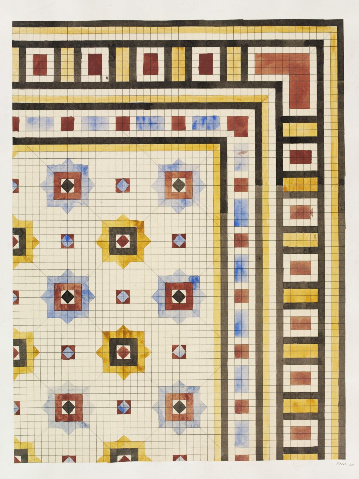 Drawing, Owen Jones, 19th century