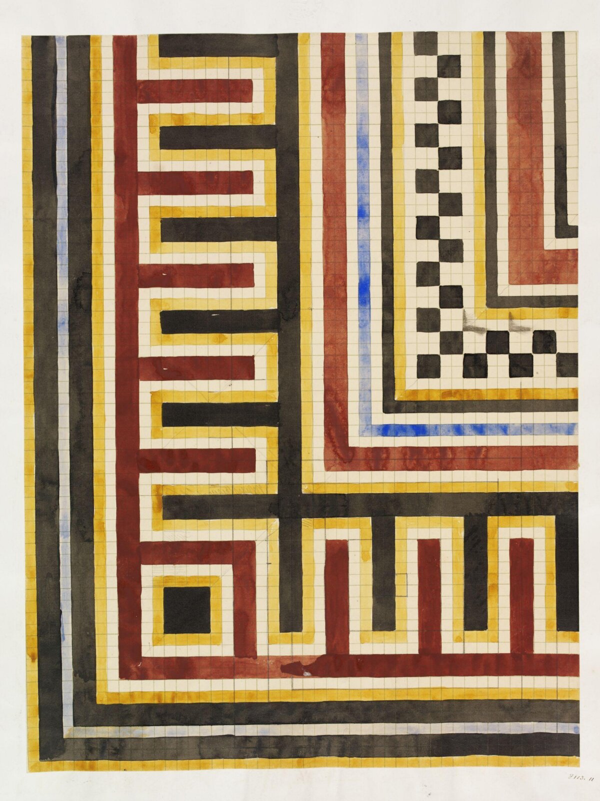 Drawing, Owen Jones, 19th century