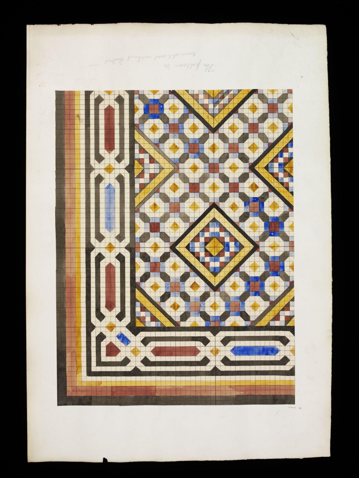 Drawing, Owen Jones, 19th century