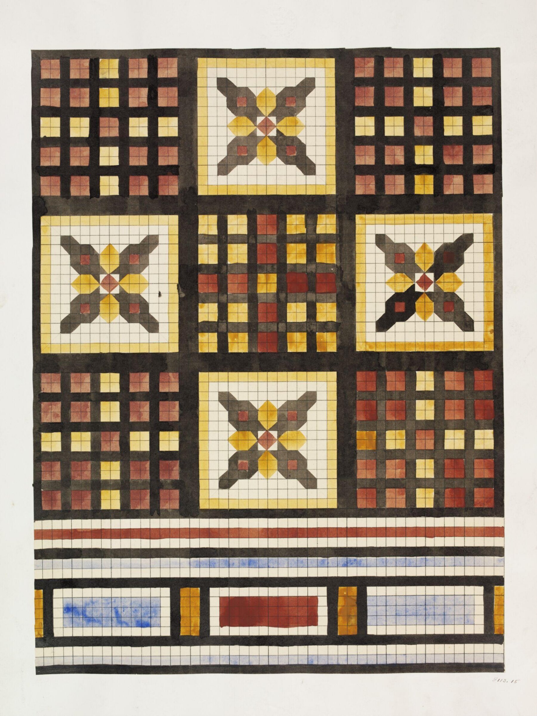 Drawing, Owen Jones, 19th century