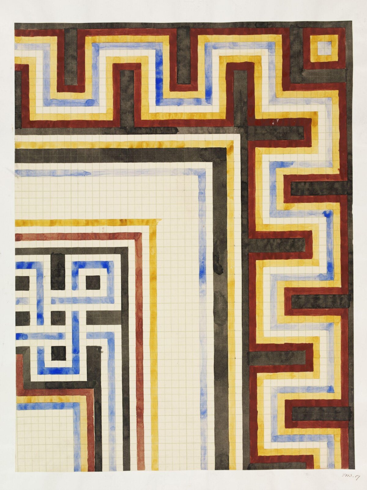 Drawing, Owen Jones, 19th century