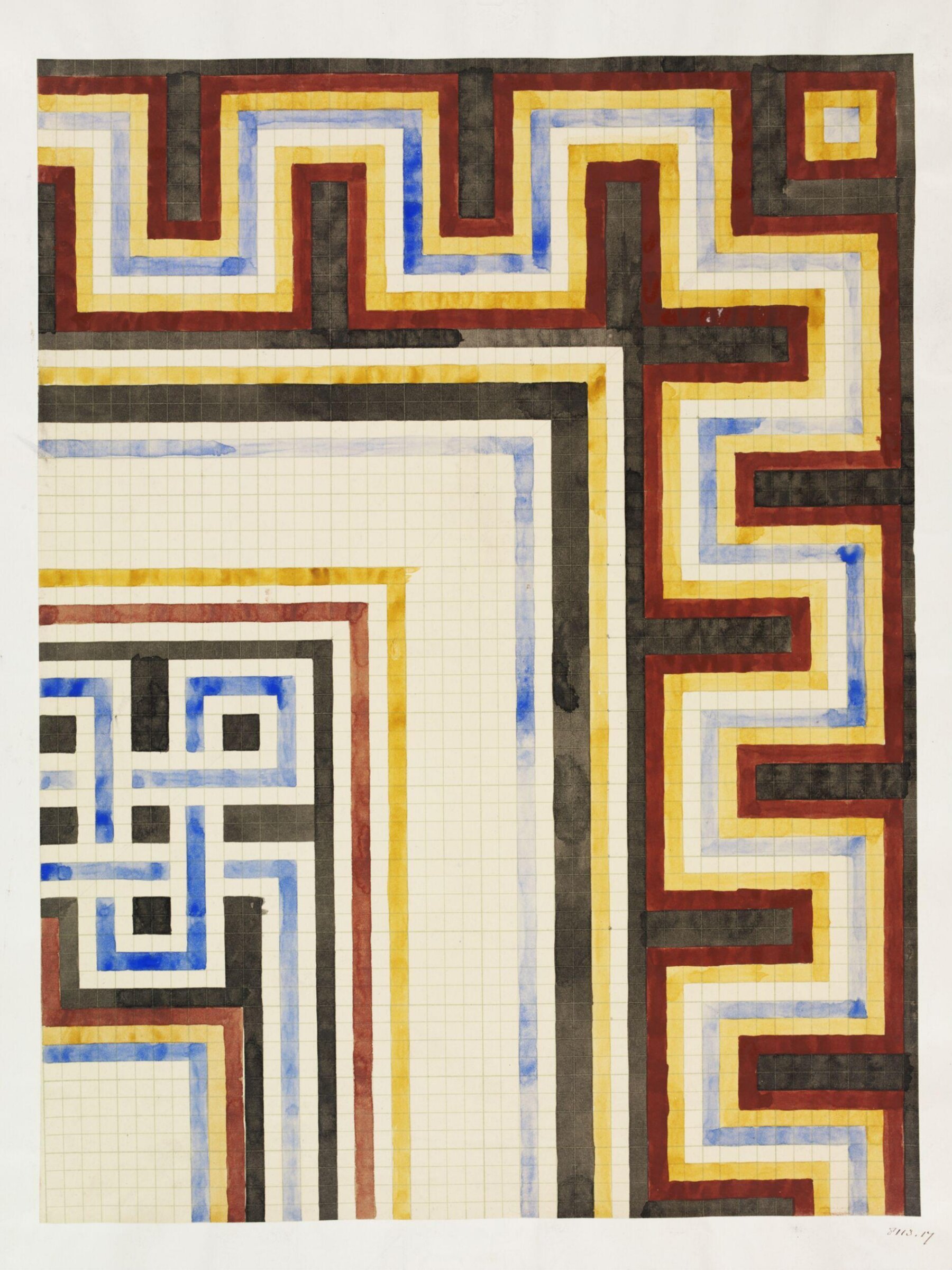 Drawing, Owen Jones, 19th century