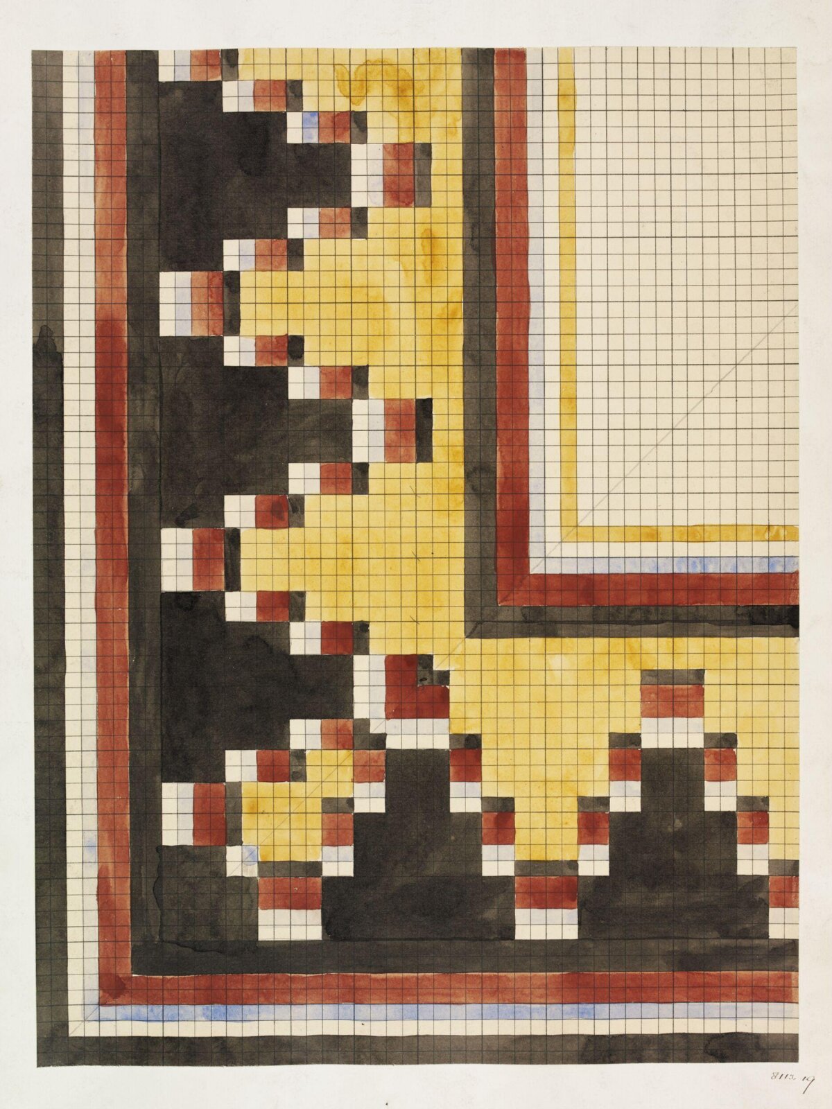 Drawing, Owen Jones, 19th century