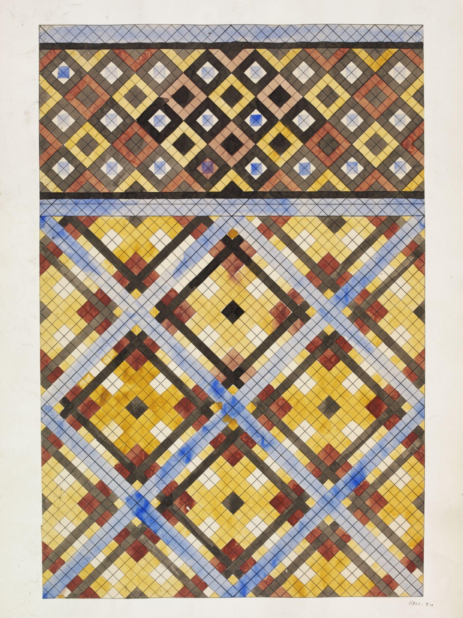Drawing, Owen Jones, 19th century