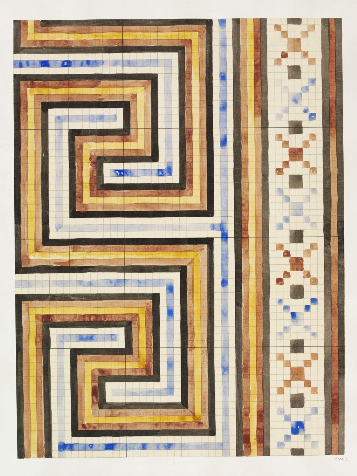 Drawing, Owen Jones, 19th century