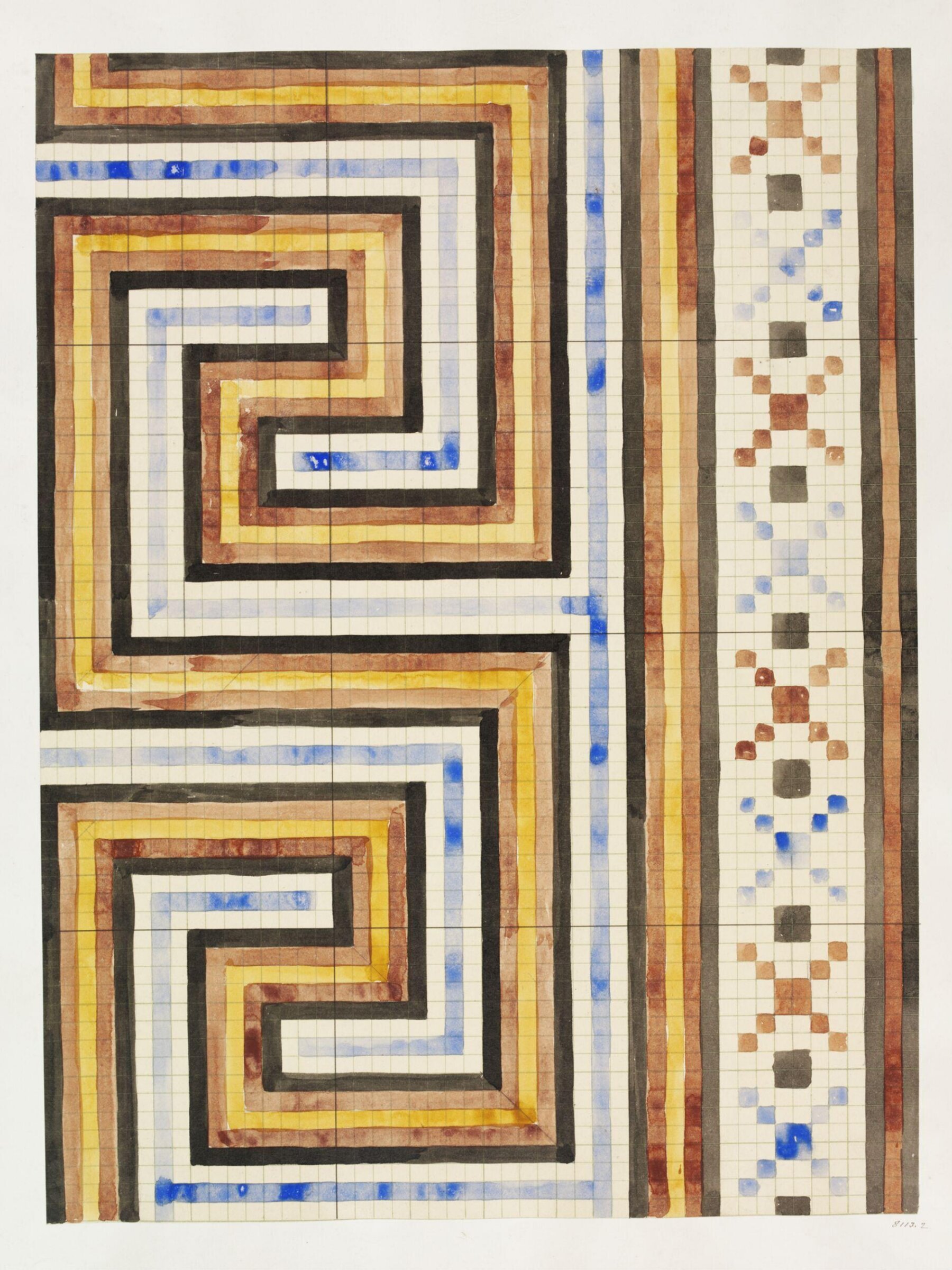 Drawing, Owen Jones, 19th century