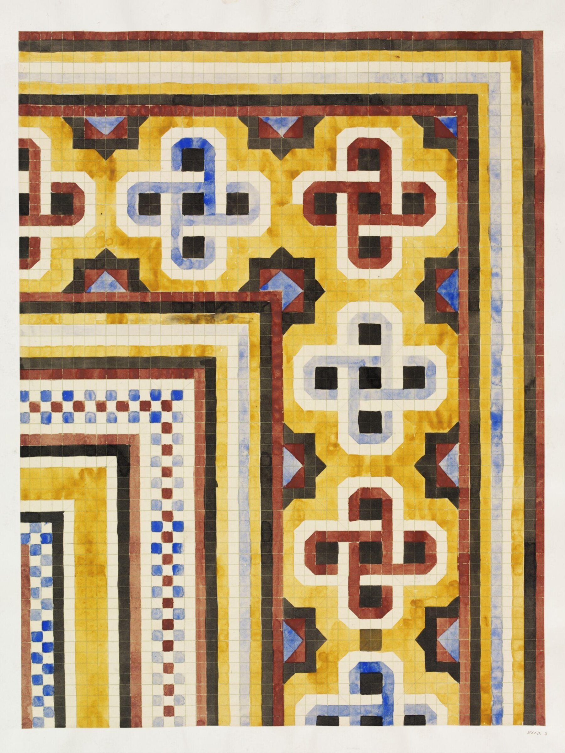 Drawing, Owen Jones, 19th century