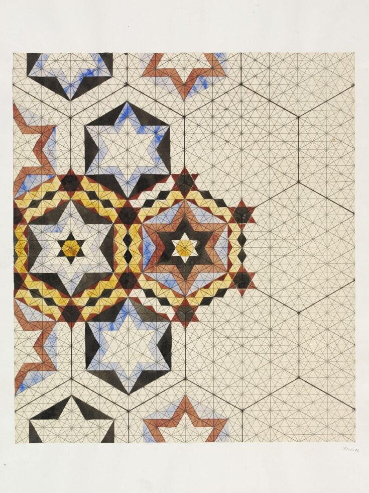 Designs for tiles in Islamic style top image