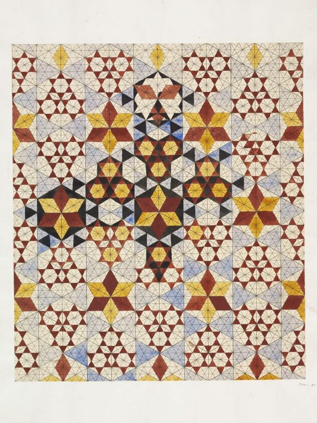 Designs for tiles in Islamic style