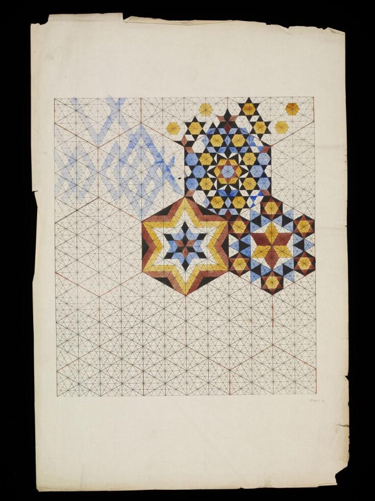 Design for tiles in Islamic style top image