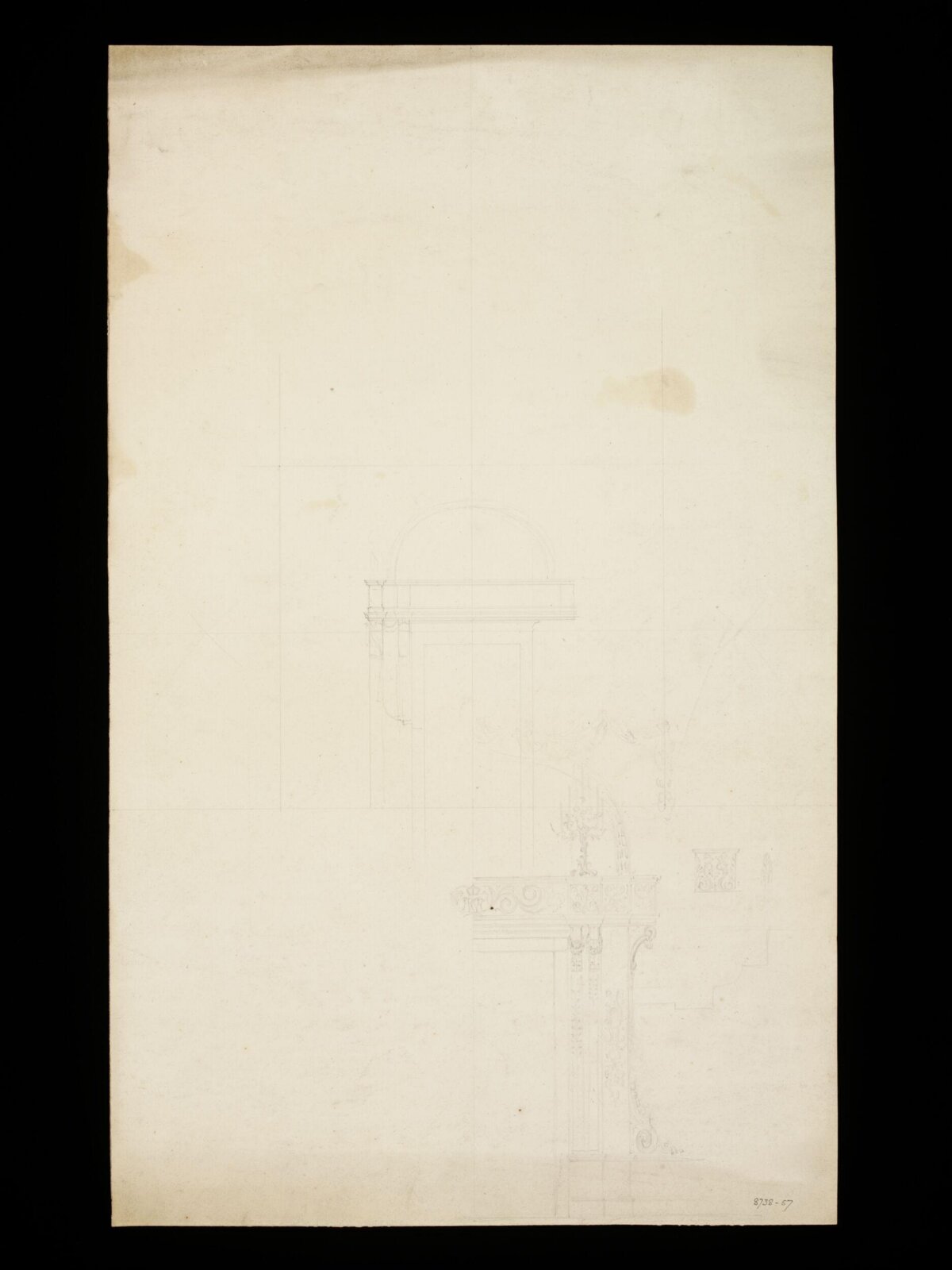 Drawing, Edward Blore, Early 19th Century