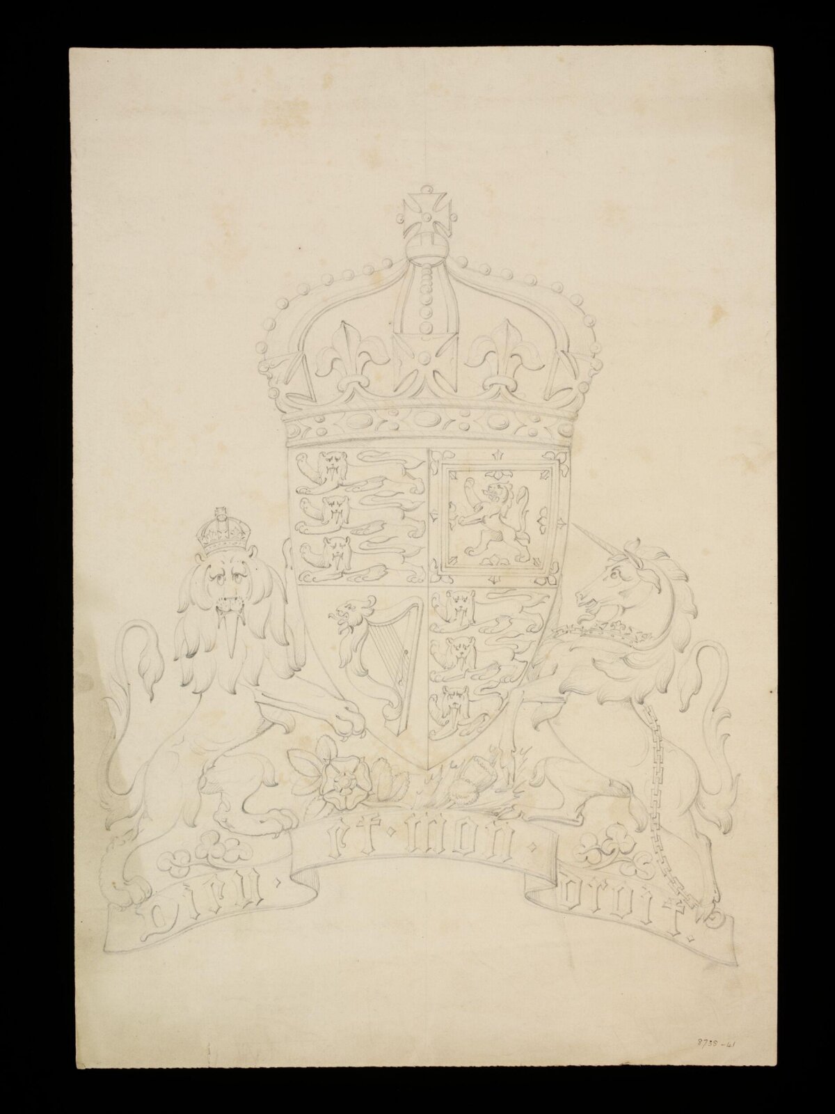 Drawing, Edward Blore, Early 19th Century